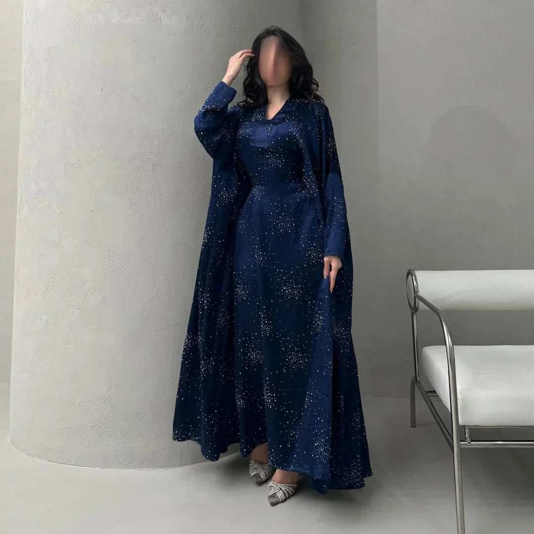 Satin Grace Abaya - Abaya Vida