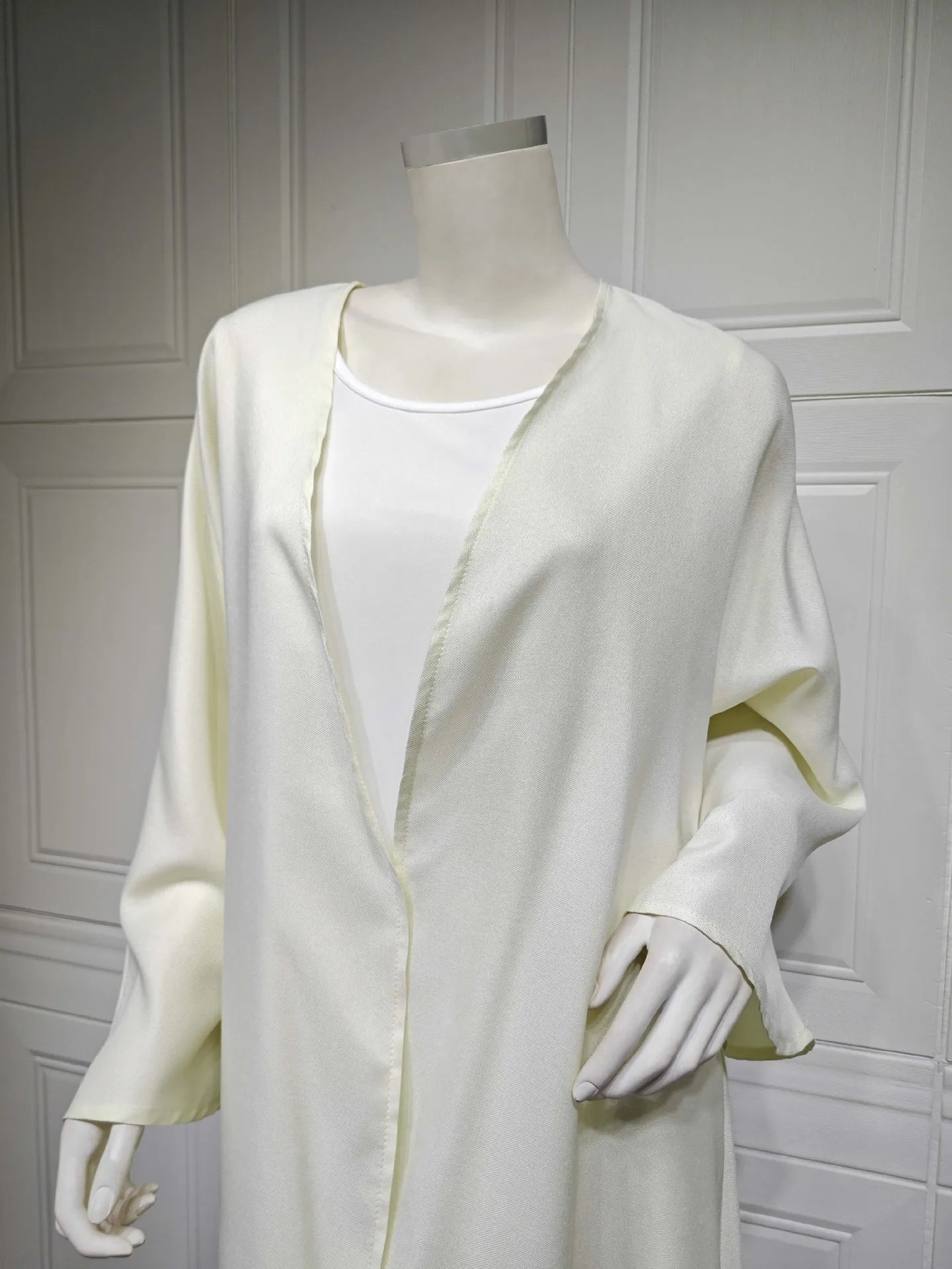 Eid Cardigan Robe – Wide Draped Open Front Abaya | AbayaVida
