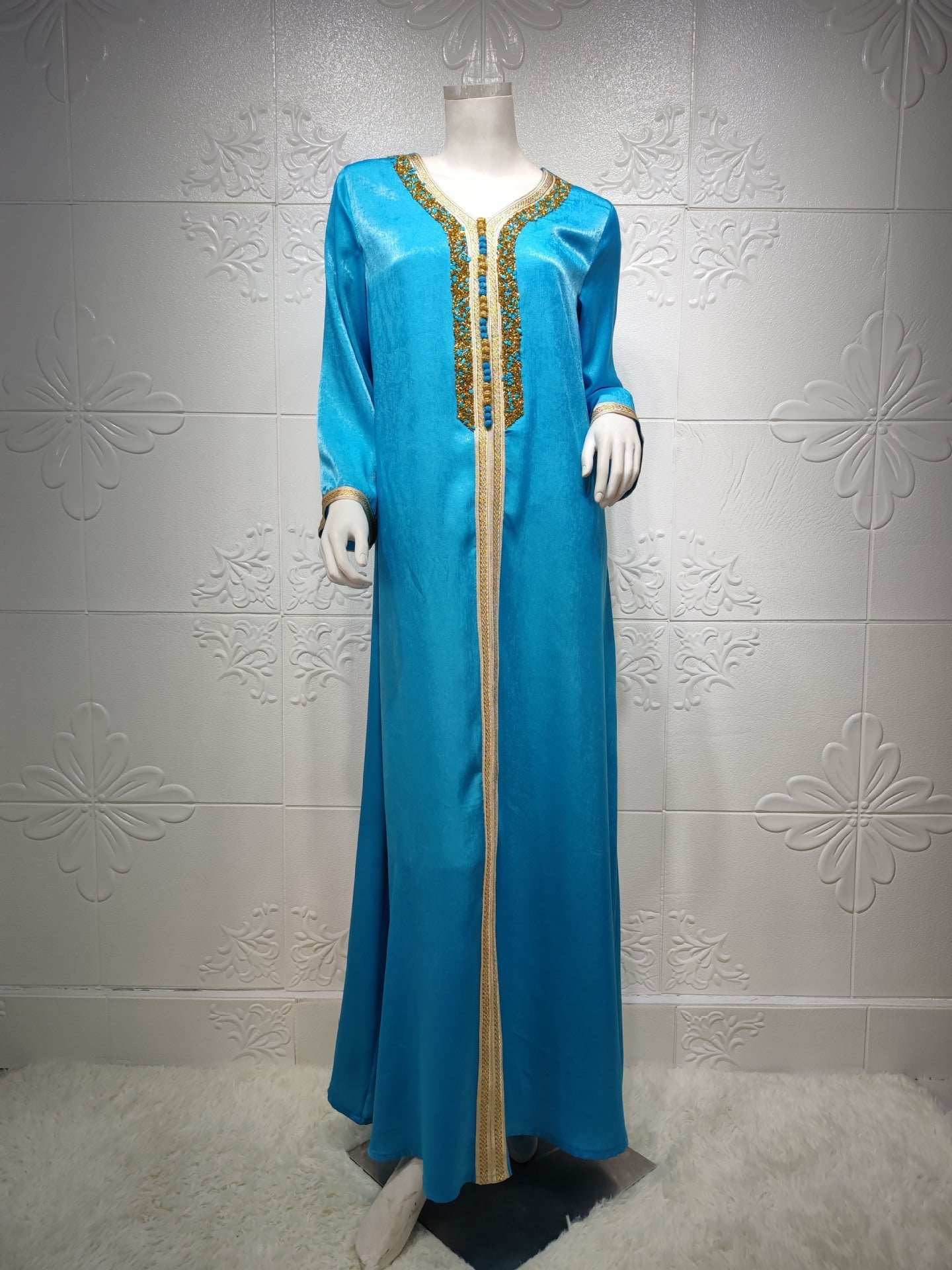 Diamond Splice Abaya - Abaya Vida
