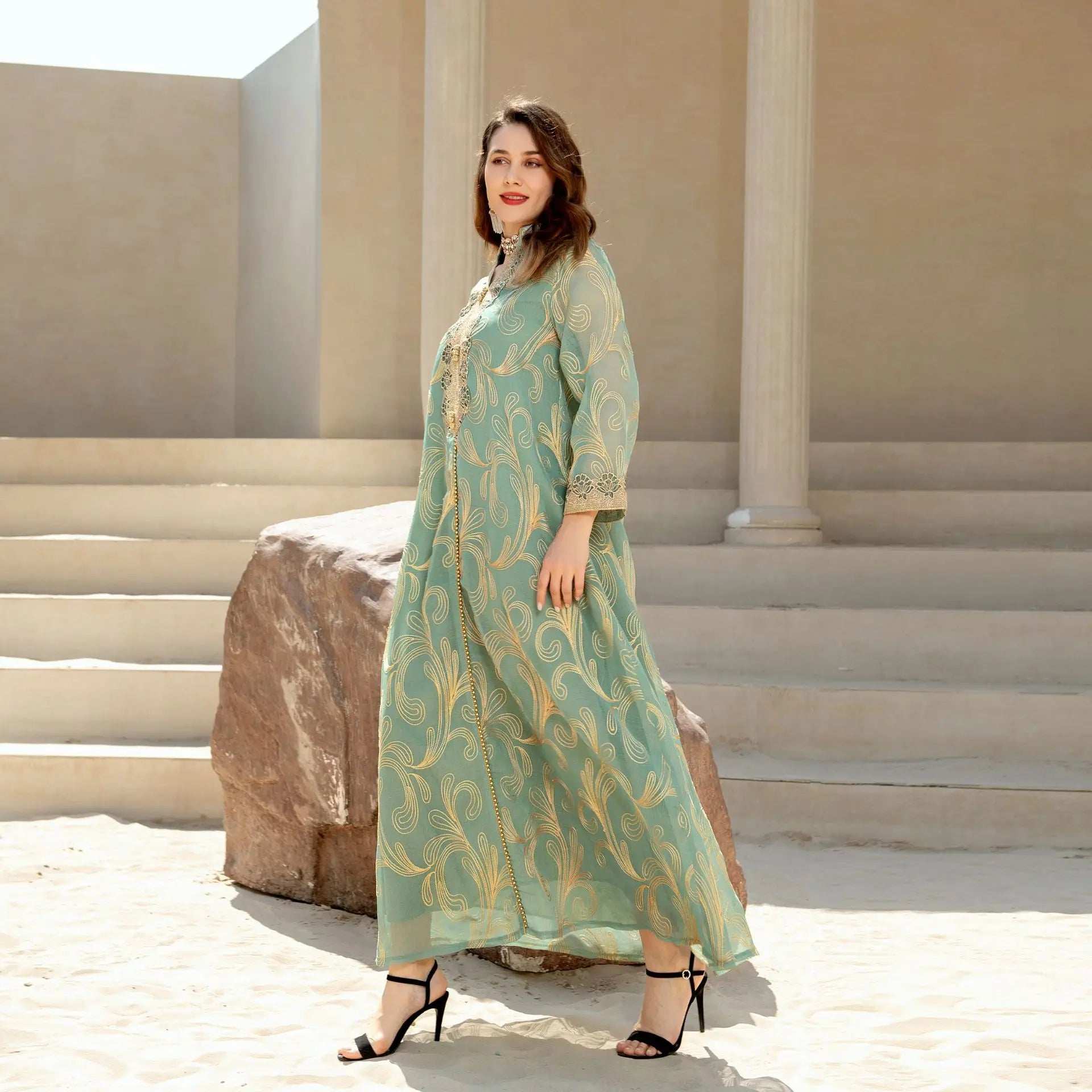 Elegant Wedding Kaftan Abaya - Abaya Vida