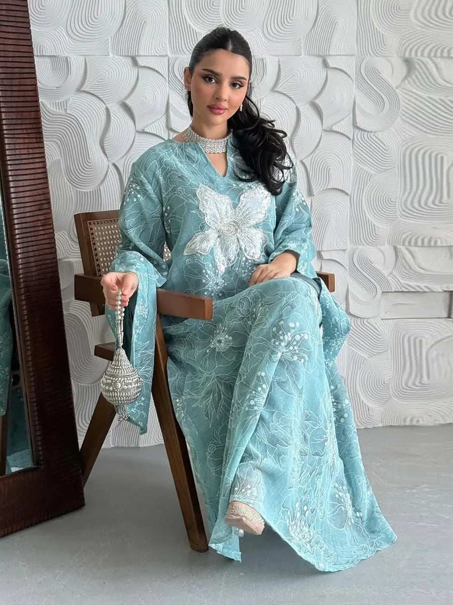 Royal Sequin Abaya - Abaya Vida