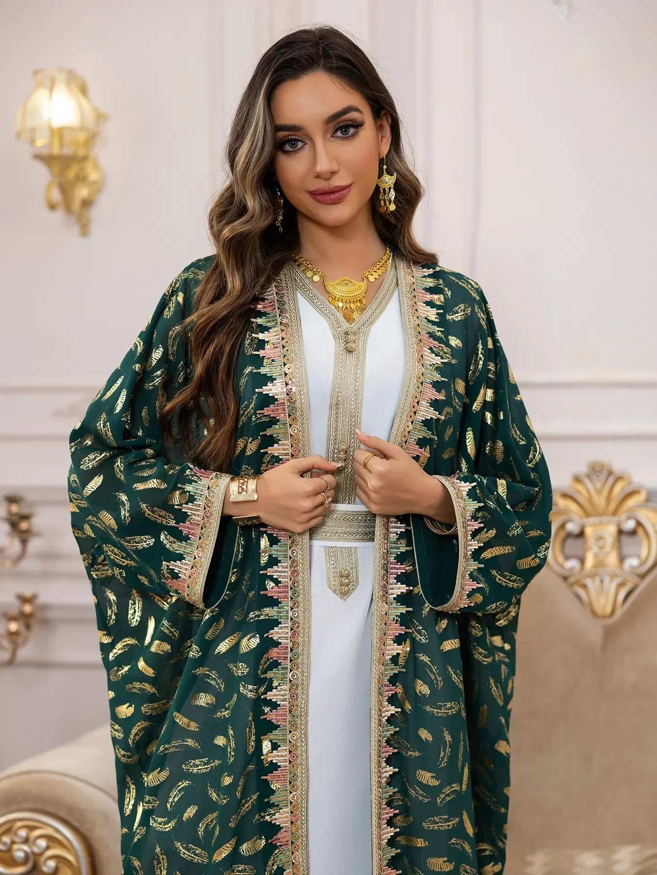 Regal 3-Piece Abaya Set - Abaya Vida