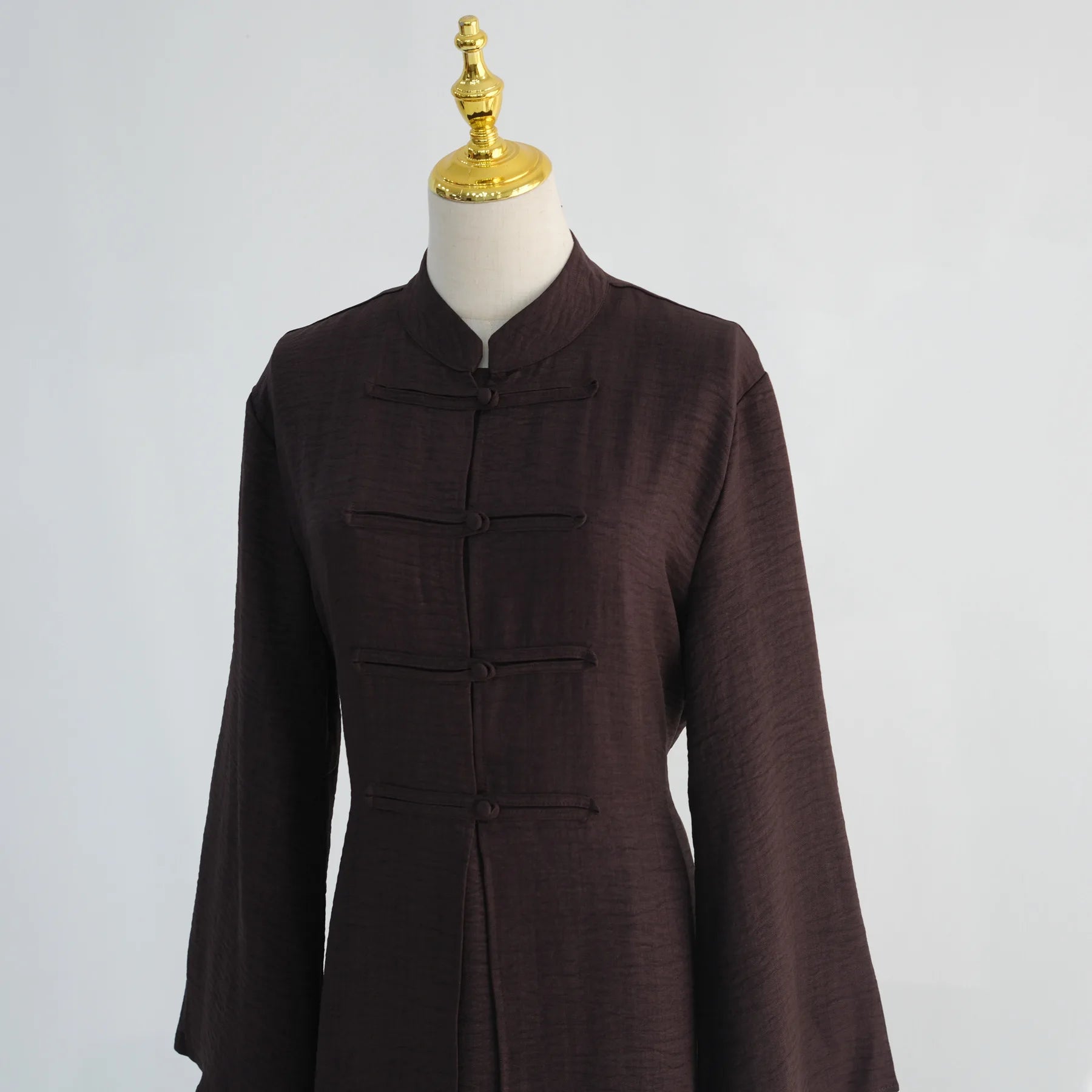 Two-Piece Arabic Modest Abaya Set – Cardigan & Inner Dress | AbayaVida
