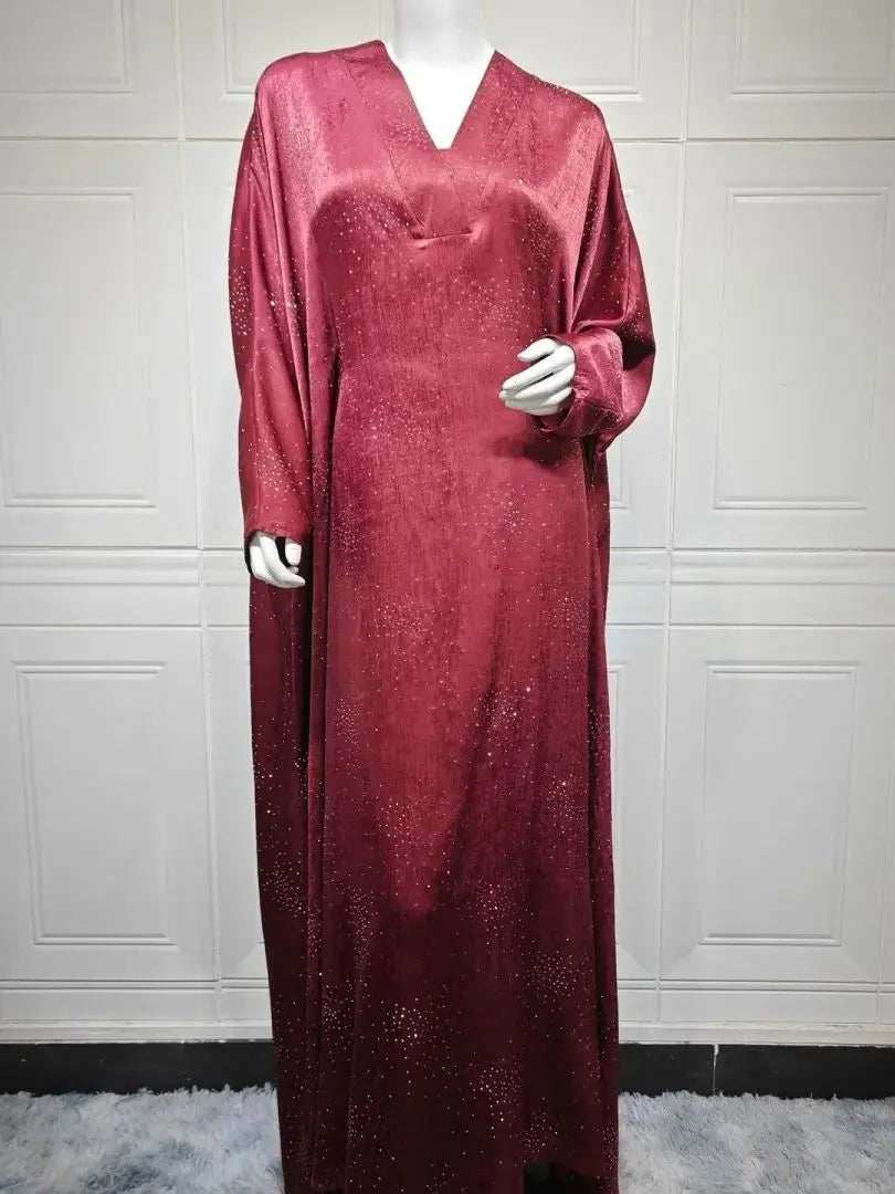 Satin Grace Abaya - Abaya Vida