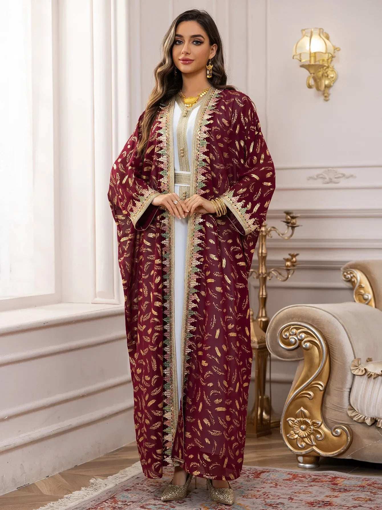 Regal 3-Piece Abaya Set - Abaya Vida