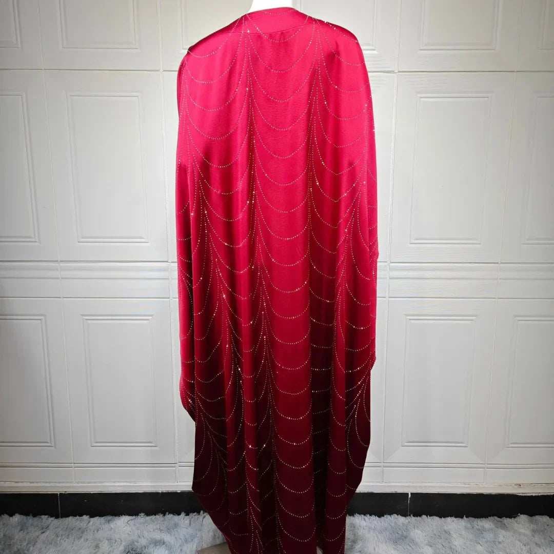 Diamond Satin Abaya - Abaya Vida