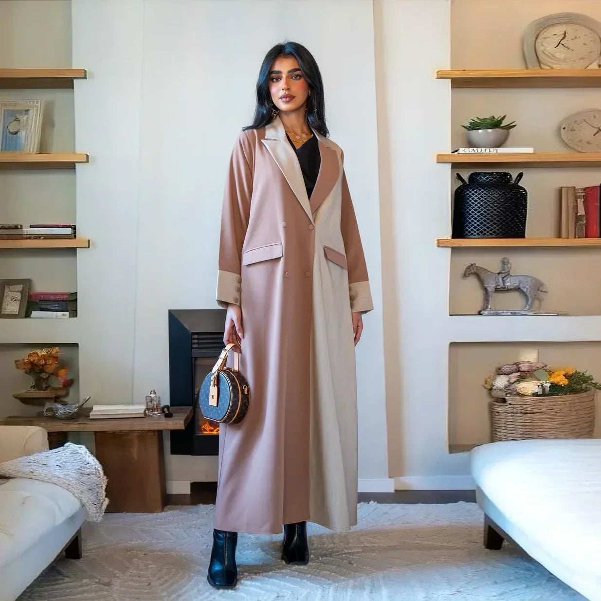 Sahar Pink Abaya - Abaya Vida