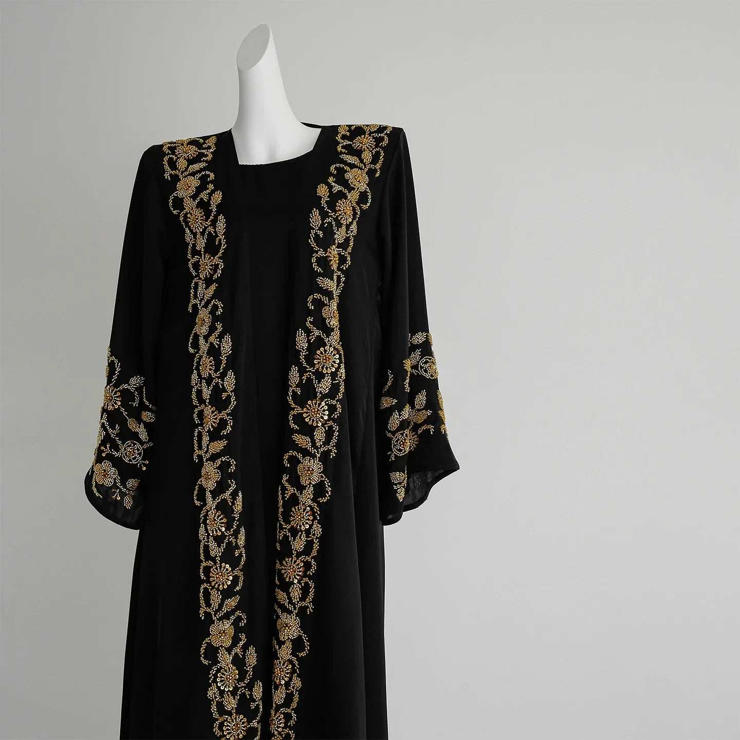 Beaded Luxury Abaya - Abaya Vida