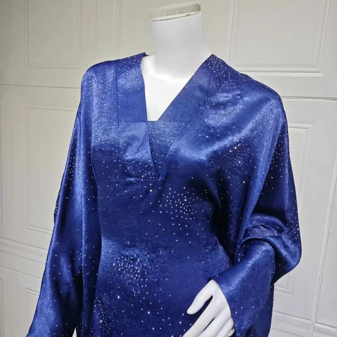 Satin Grace Abaya - Abaya Vida