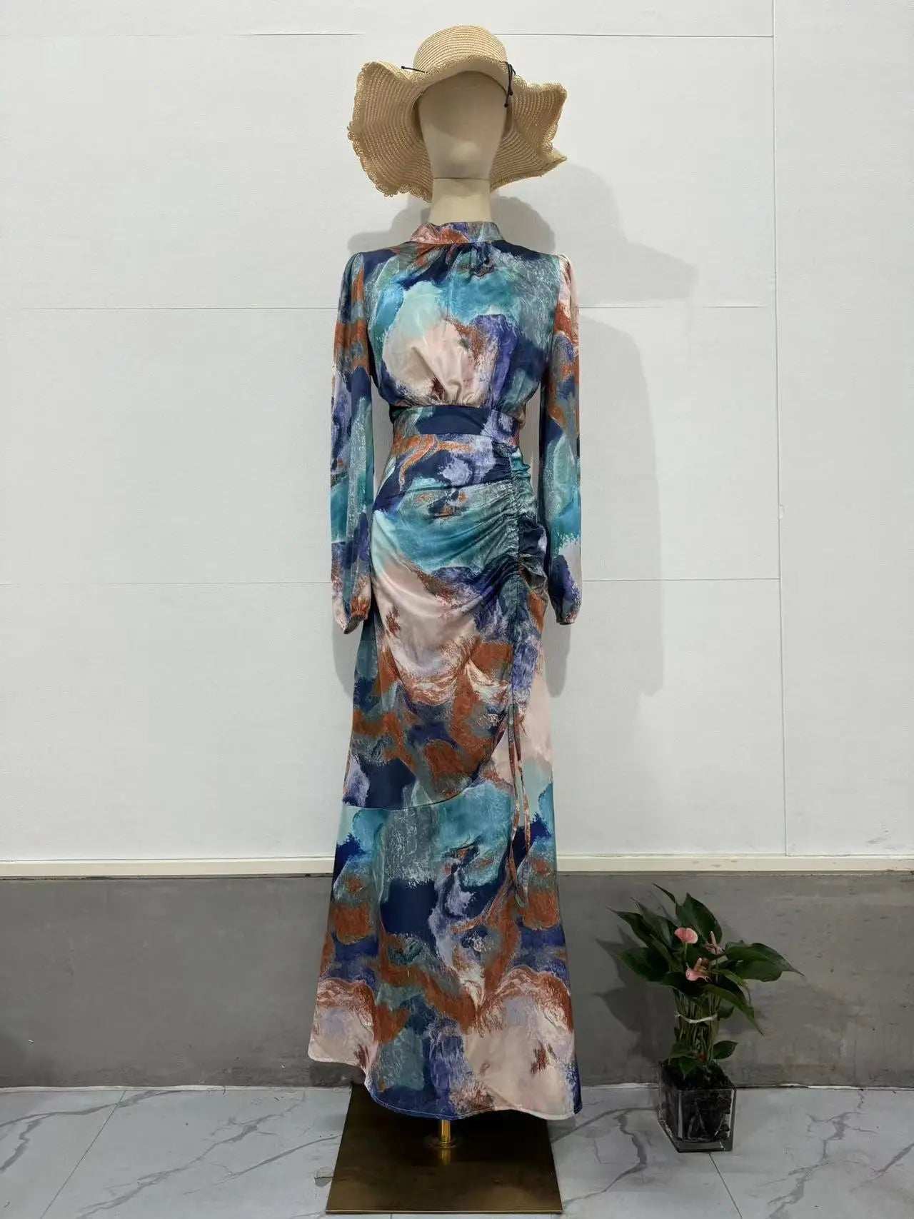 Blooming Elegance Floral Abaya - Abaya Vida