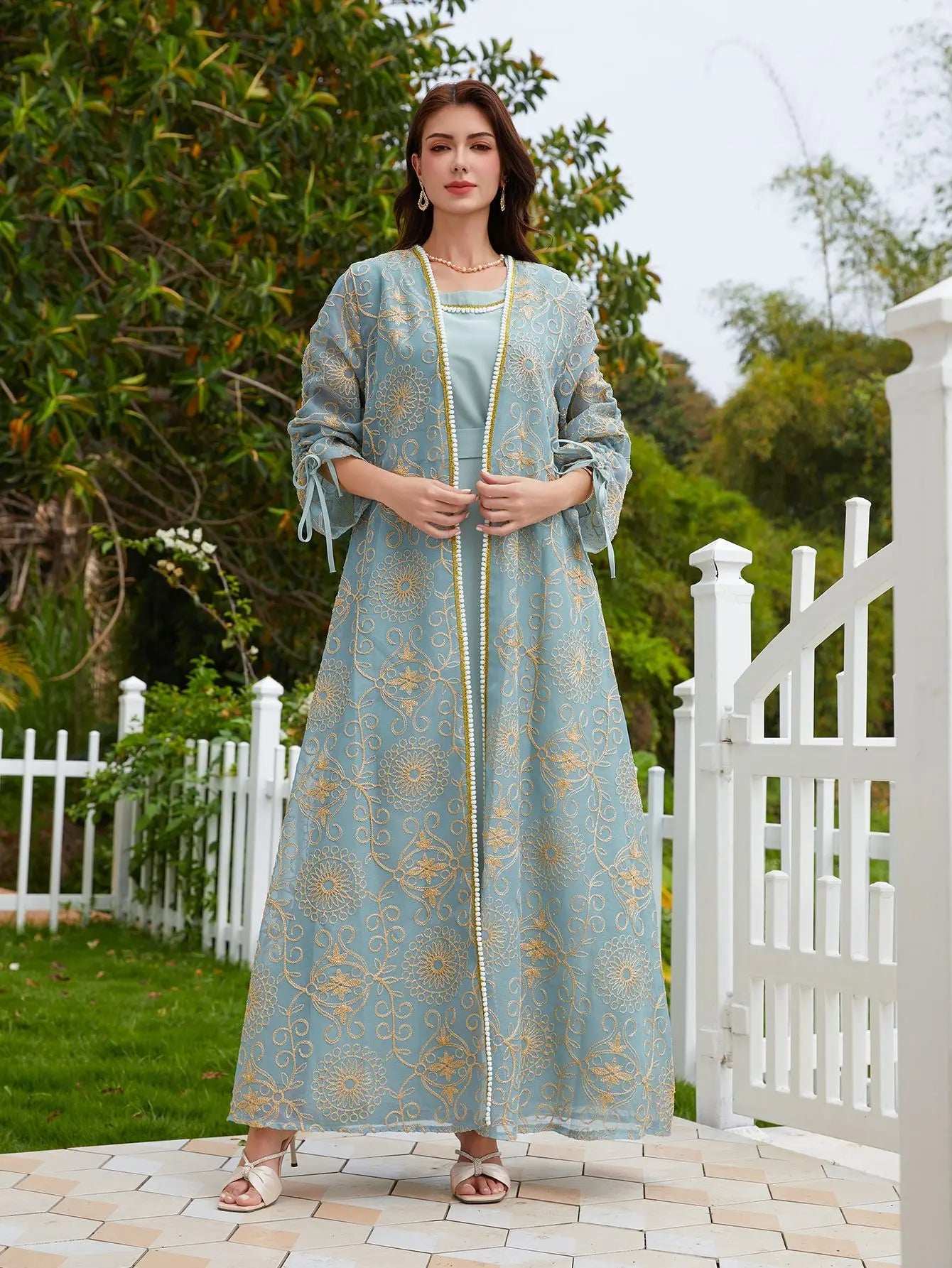 Twin Set Modest Abaya - Abaya Vida