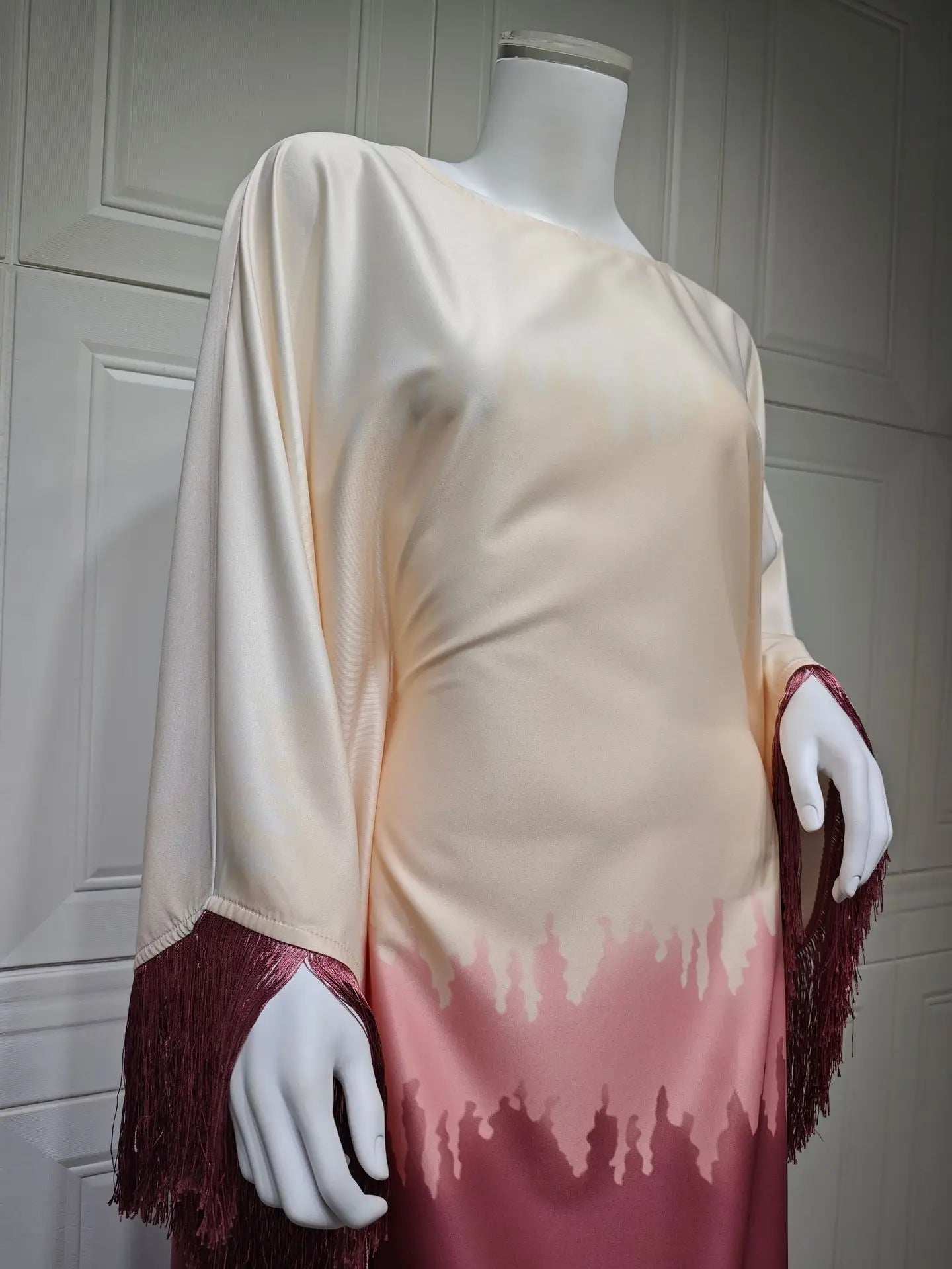 Gradient Tassel Dress - Abaya Vida