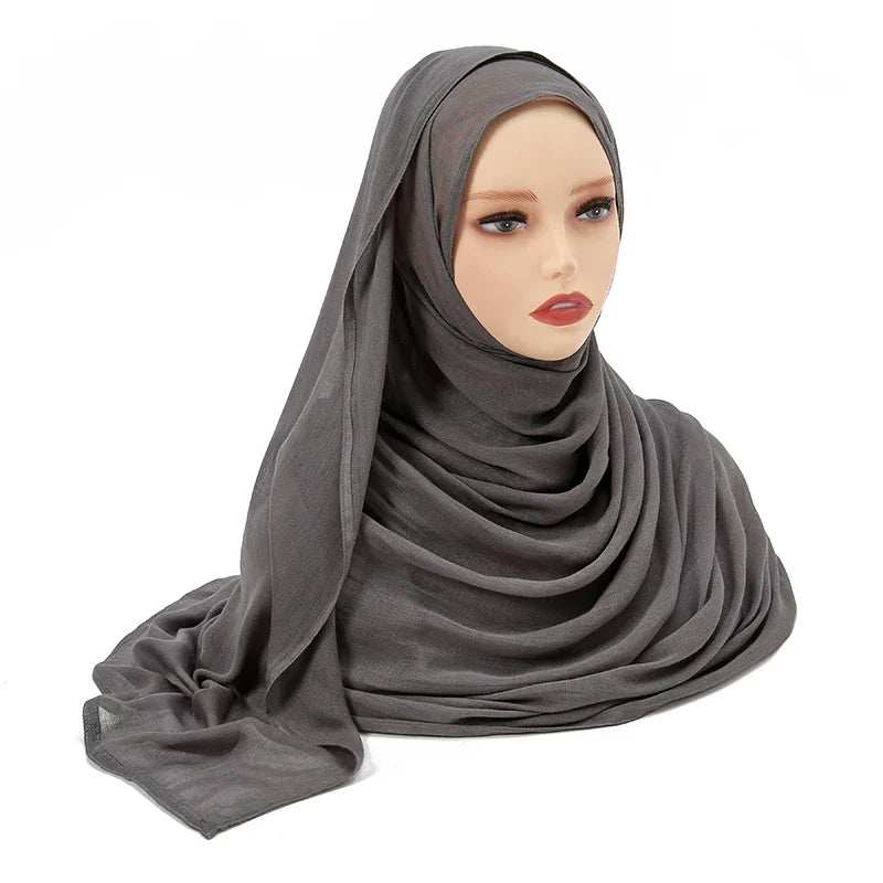 Breathable Modal Hijab – Lightweight & Oversized - Abaya Vida