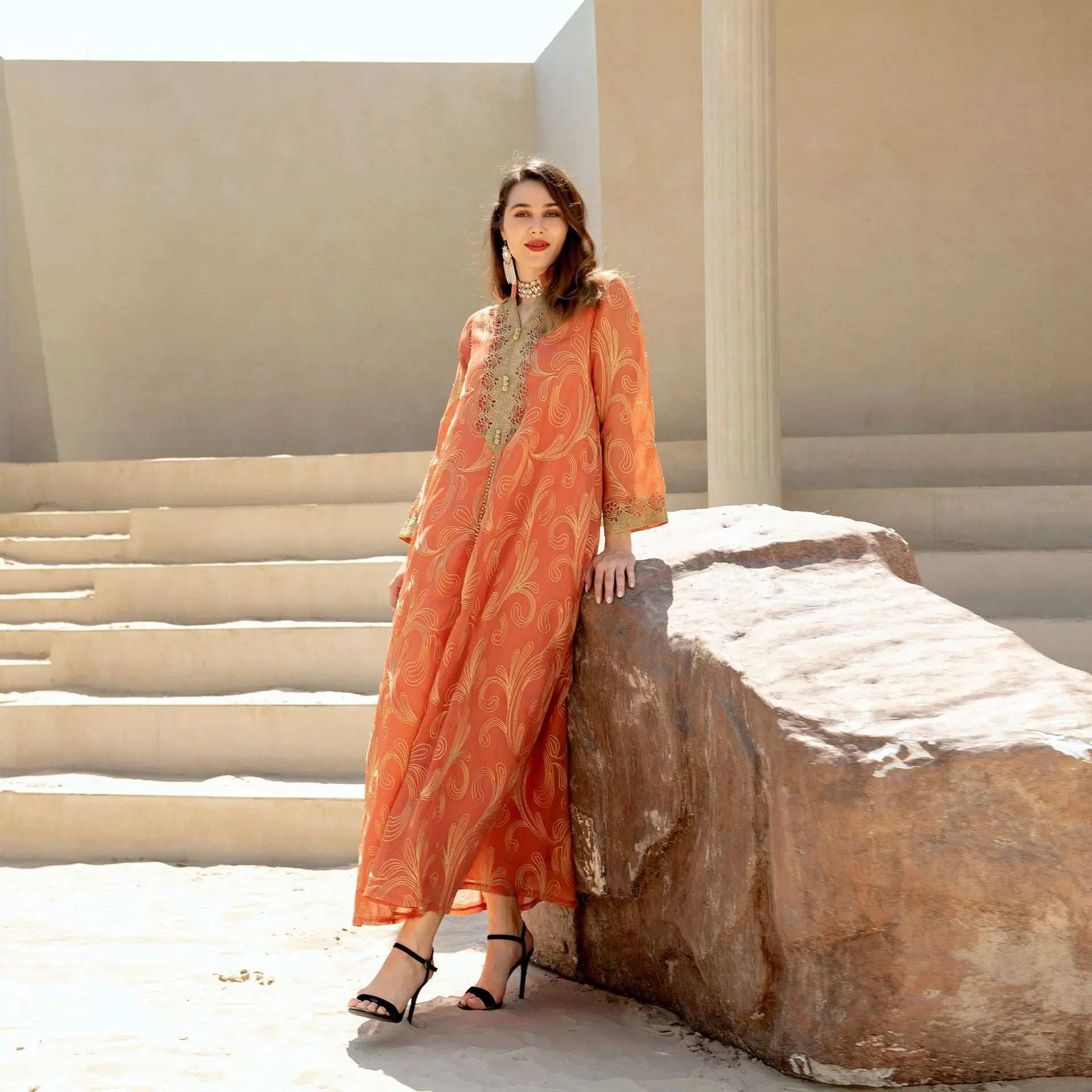 Elegant Wedding Kaftan Abaya - Abaya Vida