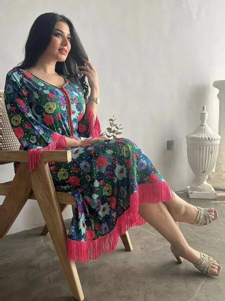 Tassel Grace Kaftan - Abaya Vida