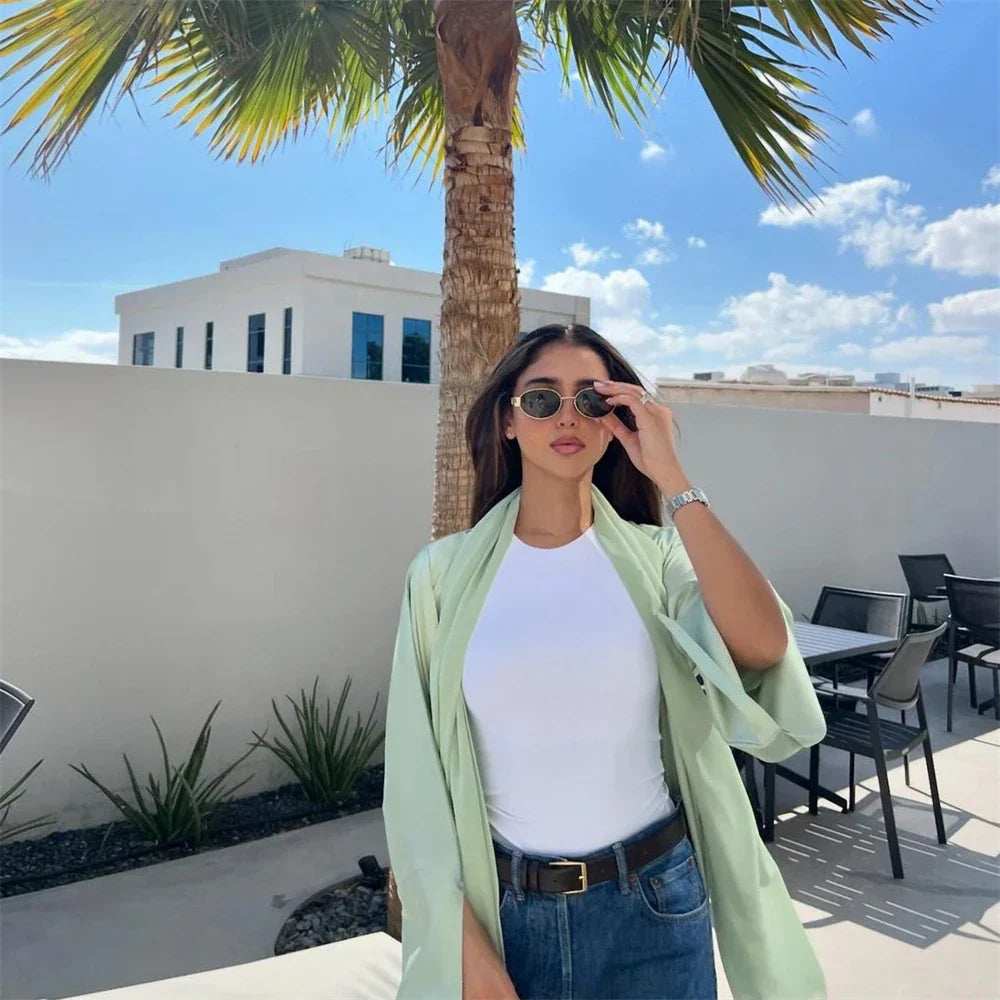 Pearl Satin Abaya - Abaya Vida