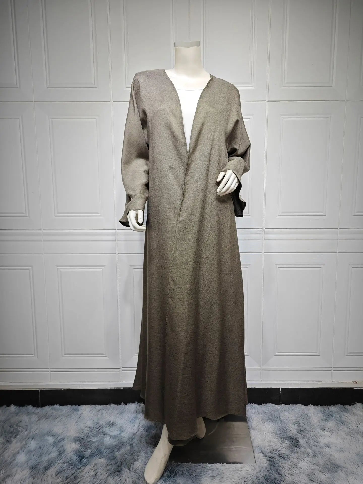 Eid Cardigan Robe – Wide Draped Open Front Abaya | AbayaVida