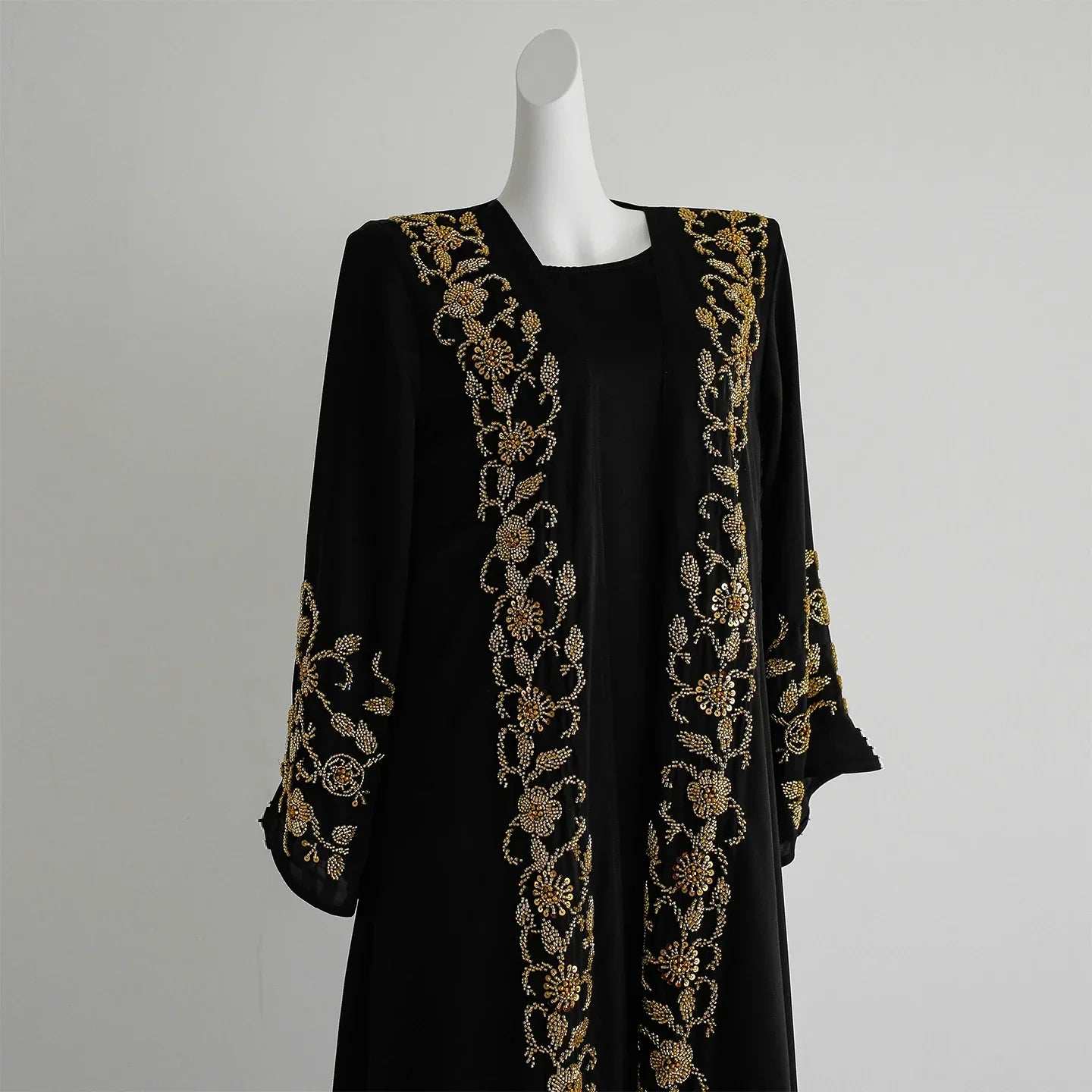 Beaded Luxury Abaya - Abaya Vida