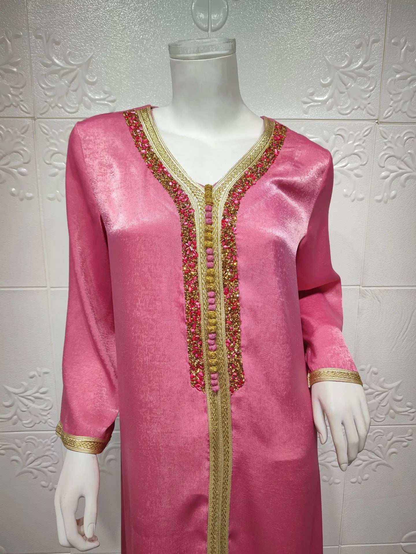 Diamond Splice Abaya - Abaya Vida