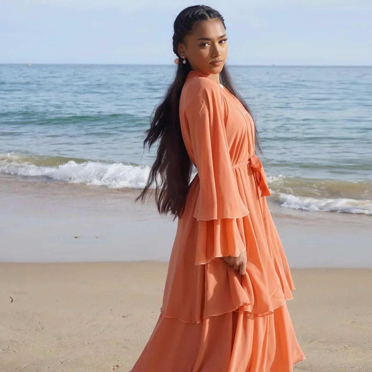 Lightweight Chiffon Abaya - Abaya Vida