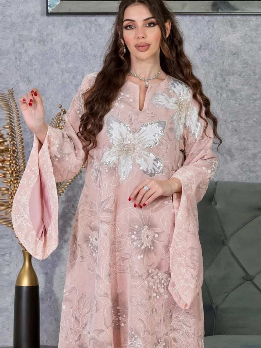 Royal Sequin Abaya - Abaya Vida