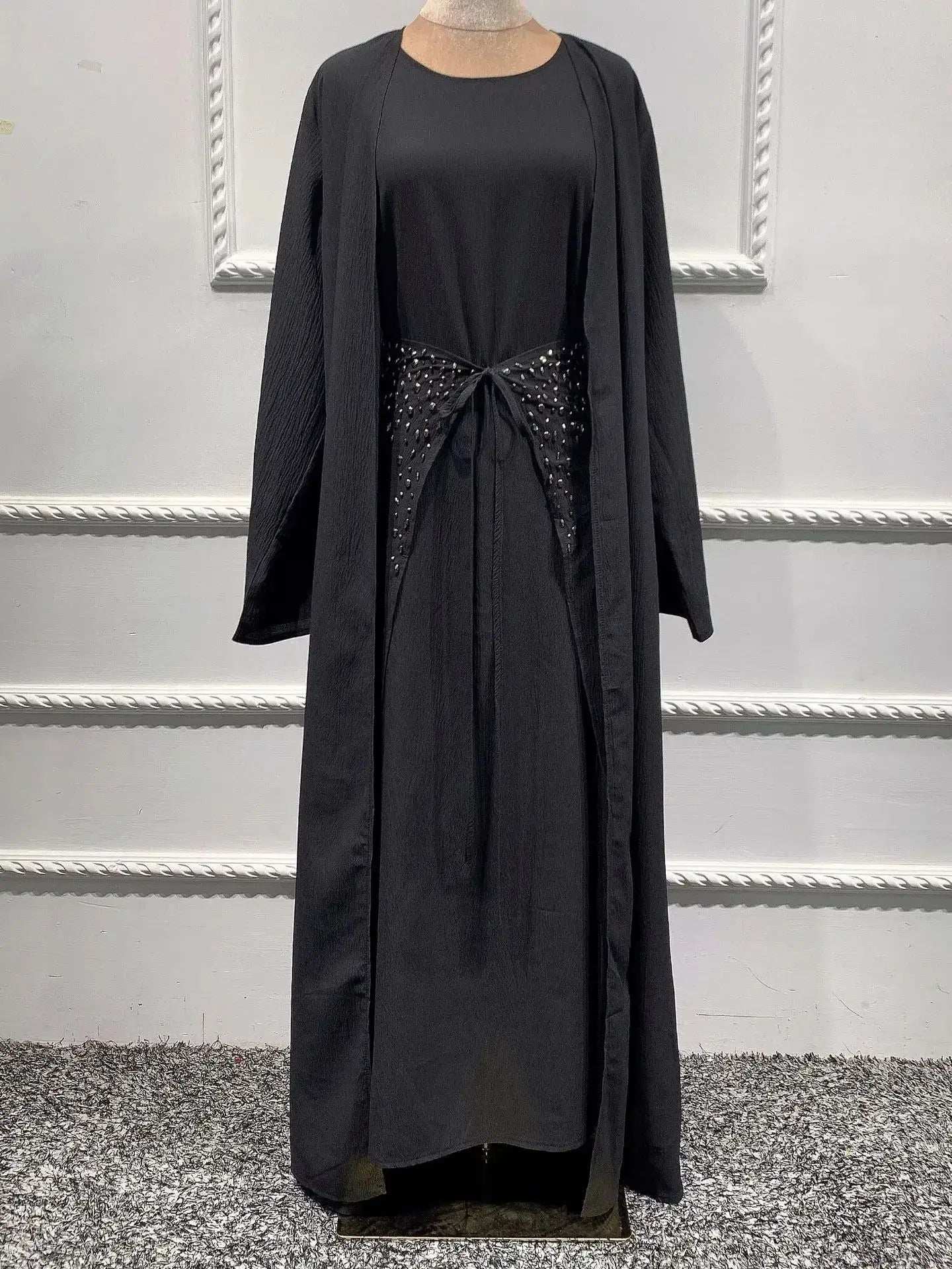 Majestic Open Abaya - Abaya Vida