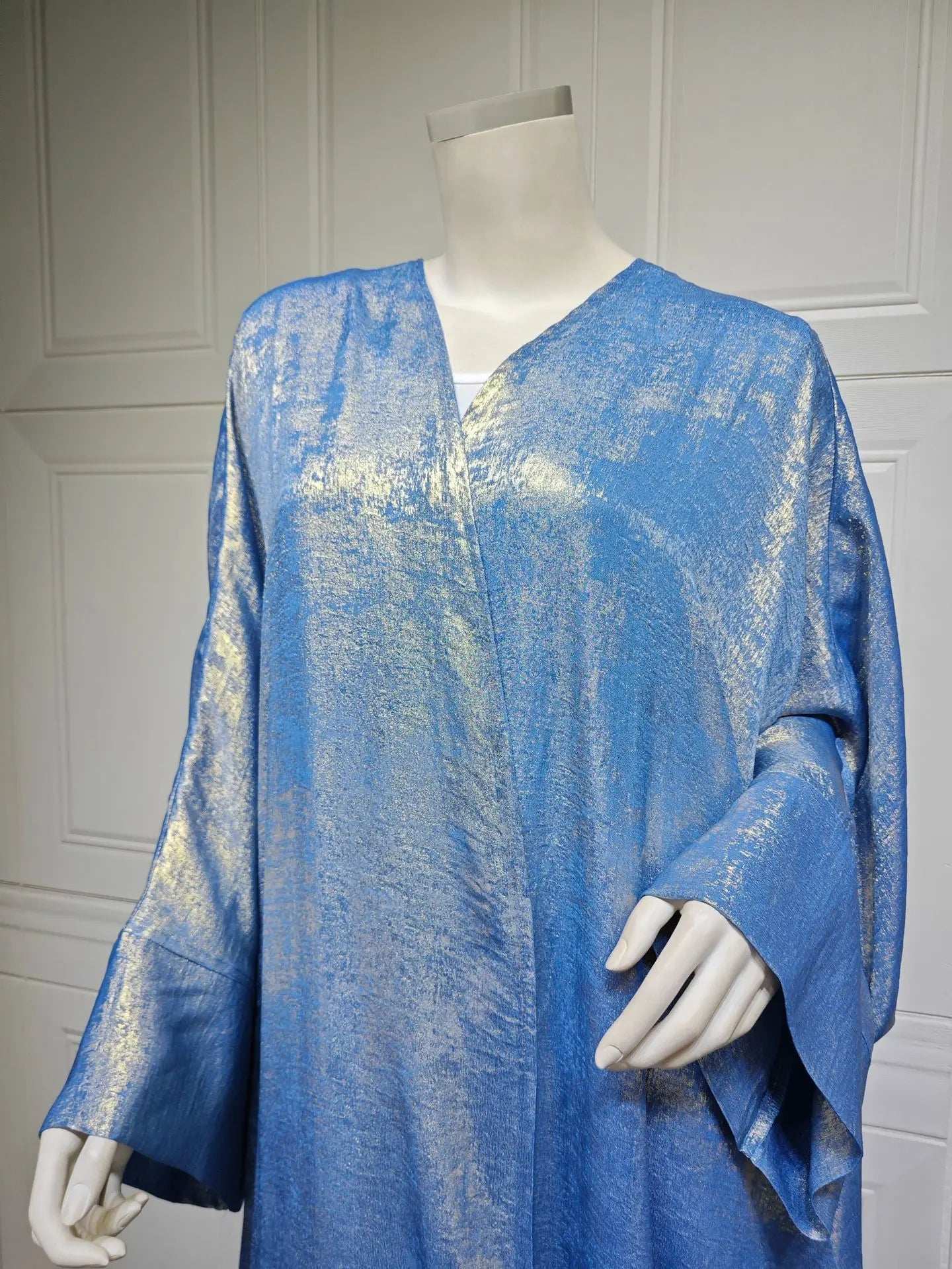 Luxe Satin Batwing Abaya - Abaya Vida