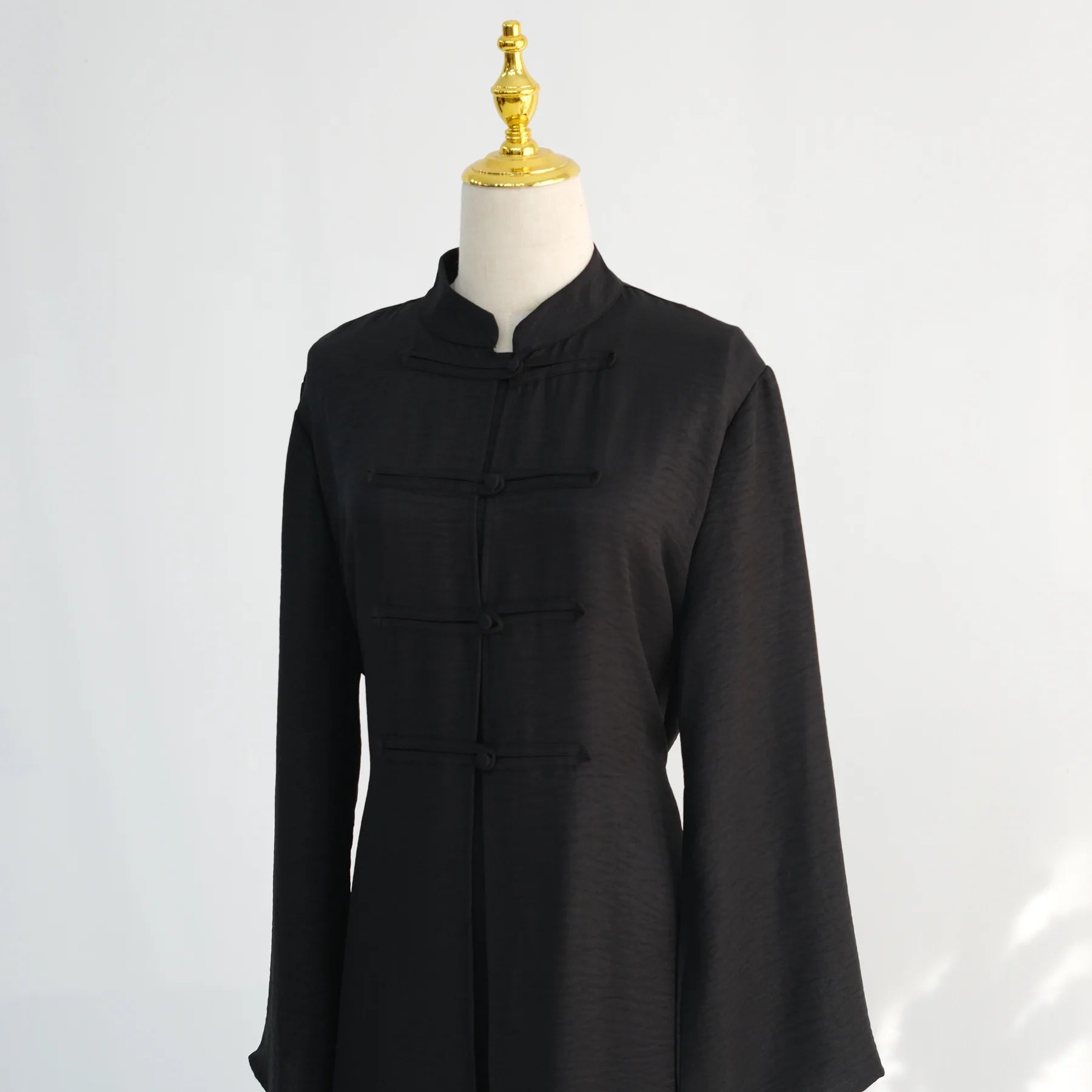 Two-Piece Arabic Modest Abaya Set – Cardigan & Inner Dress | AbayaVida