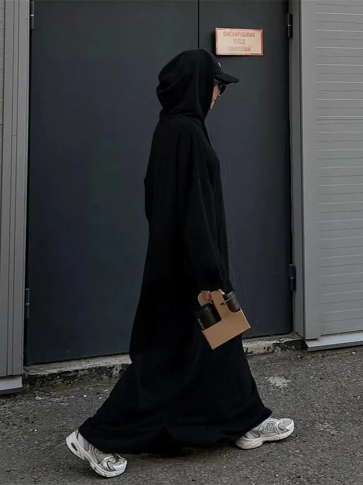 Ramadan Hoodie Abaya – Soft Jersey Pullover Prayer Robe