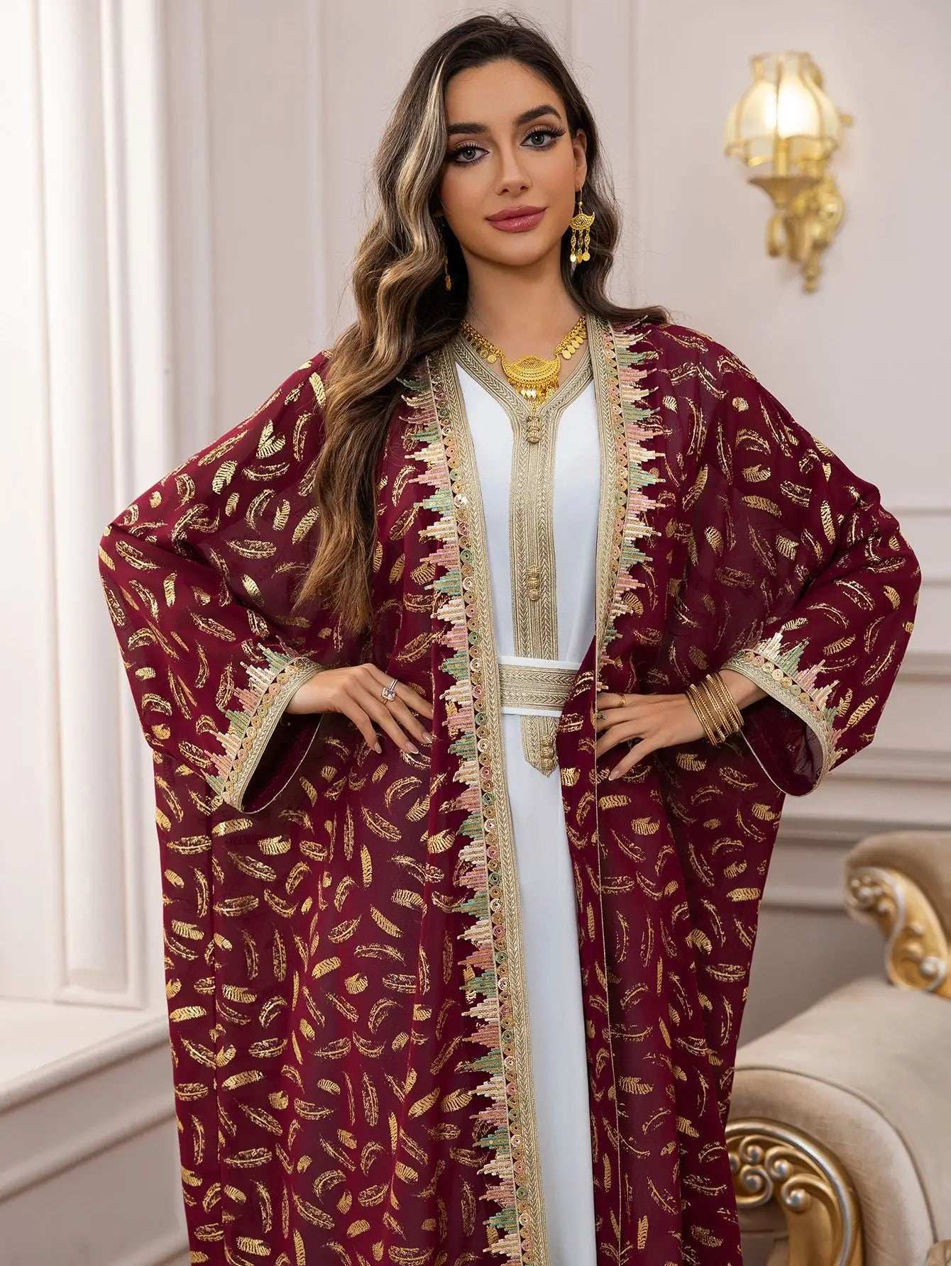 Regal 3-Piece Abaya Set - Abaya Vida