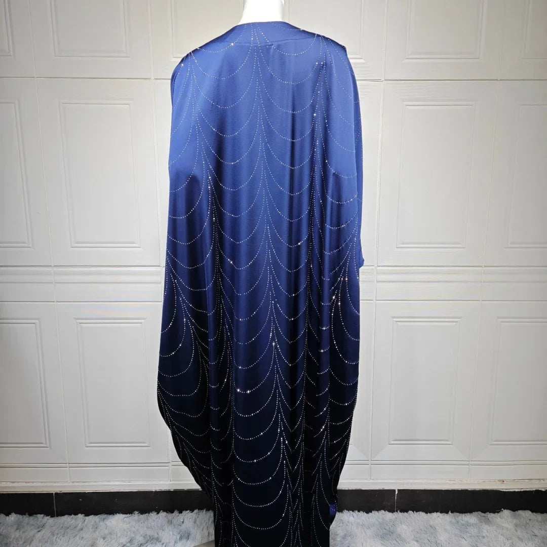 Diamond Satin Abaya - Abaya Vida