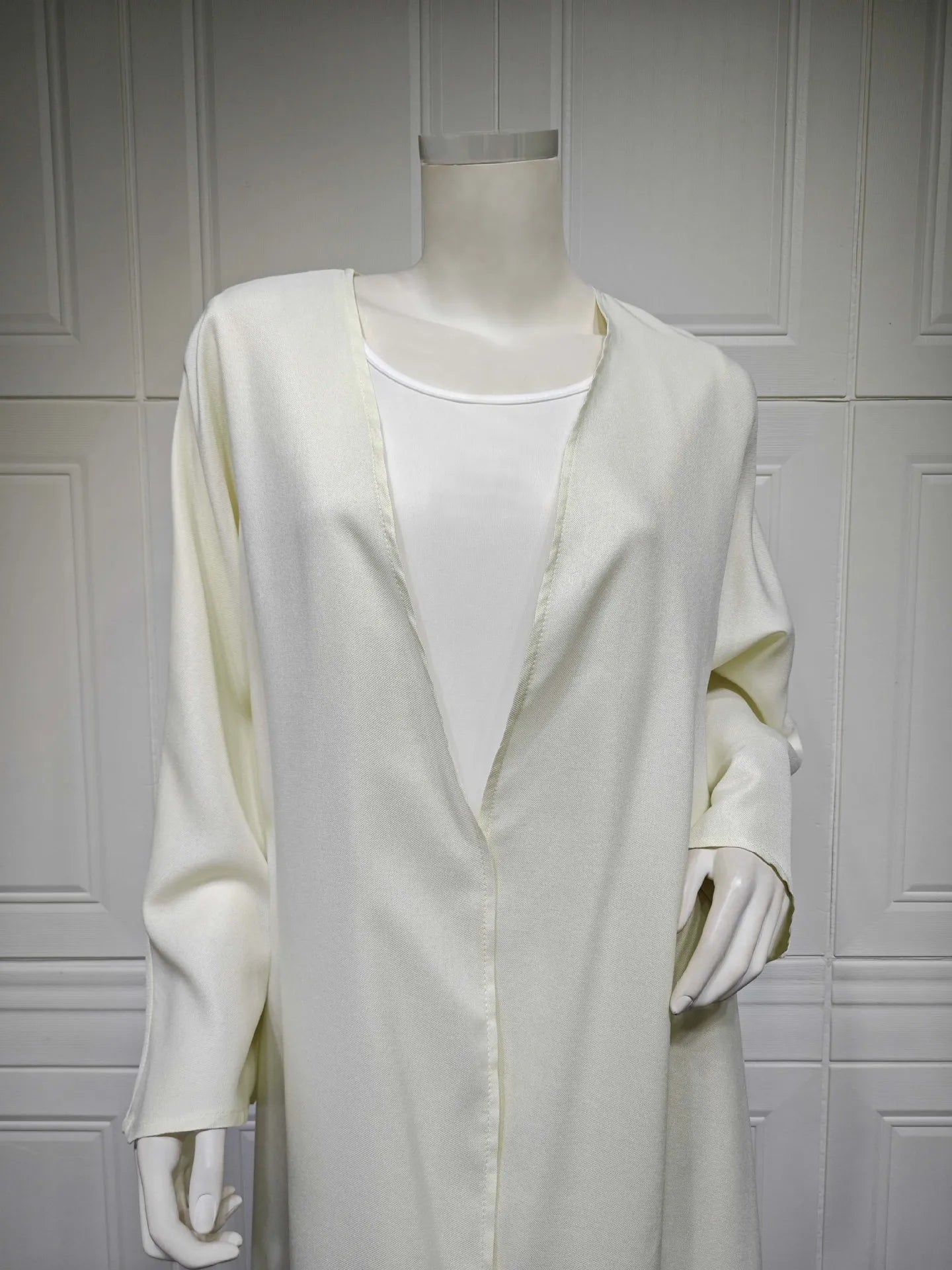 Eid Cardigan Robe – Wide Draped Open Front Abaya | AbayaVida