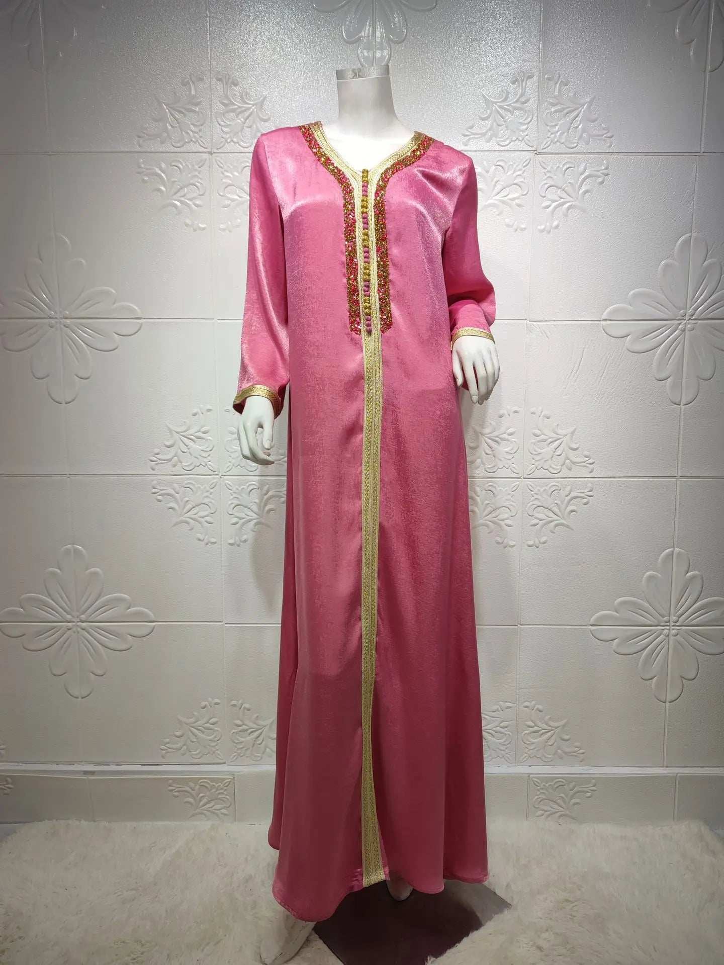 Diamond Splice Abaya - Abaya Vida