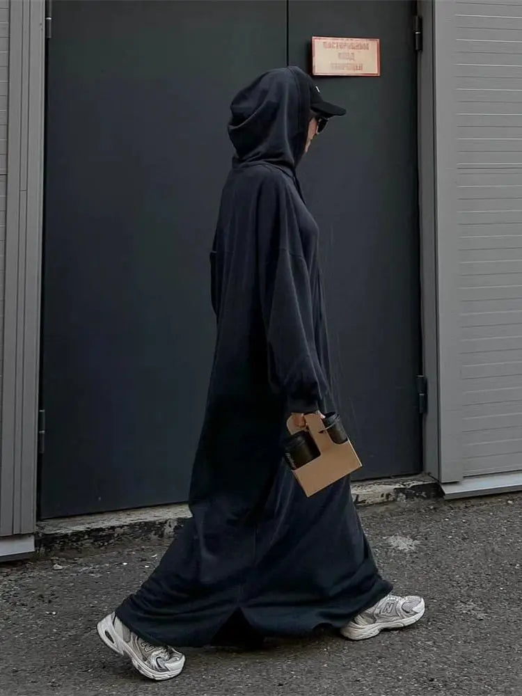 Ramadan Hoodie Abaya – Soft Jersey Pullover Prayer Robe