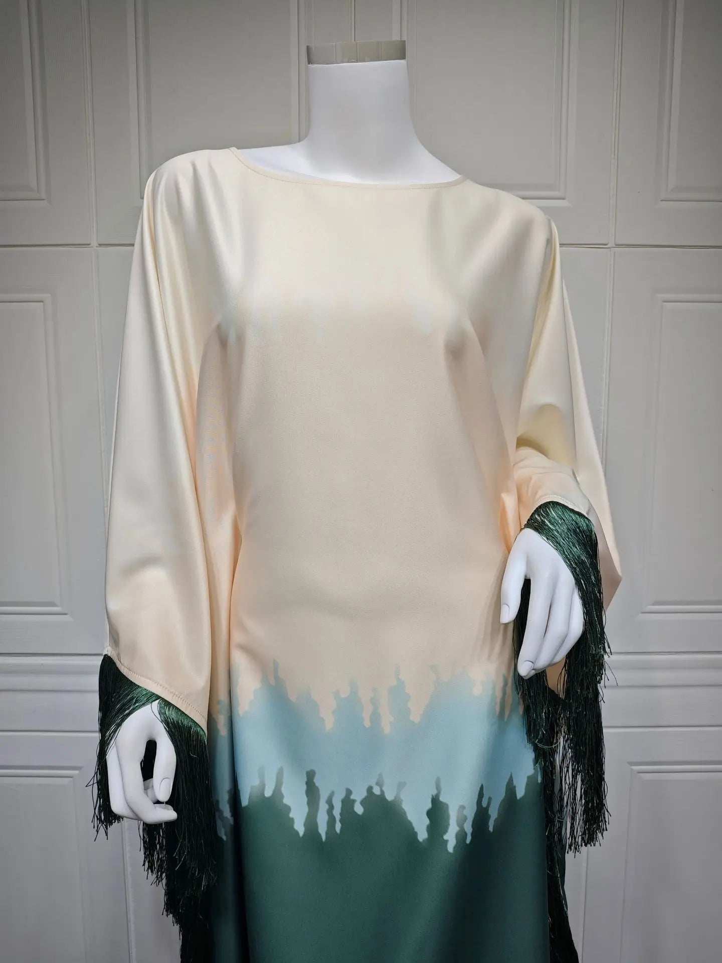 Gradient Tassel Dress - Abaya Vida