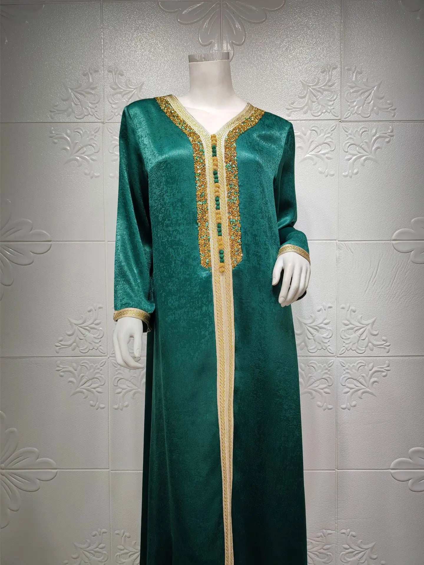 Diamond Splice Abaya - Abaya Vida