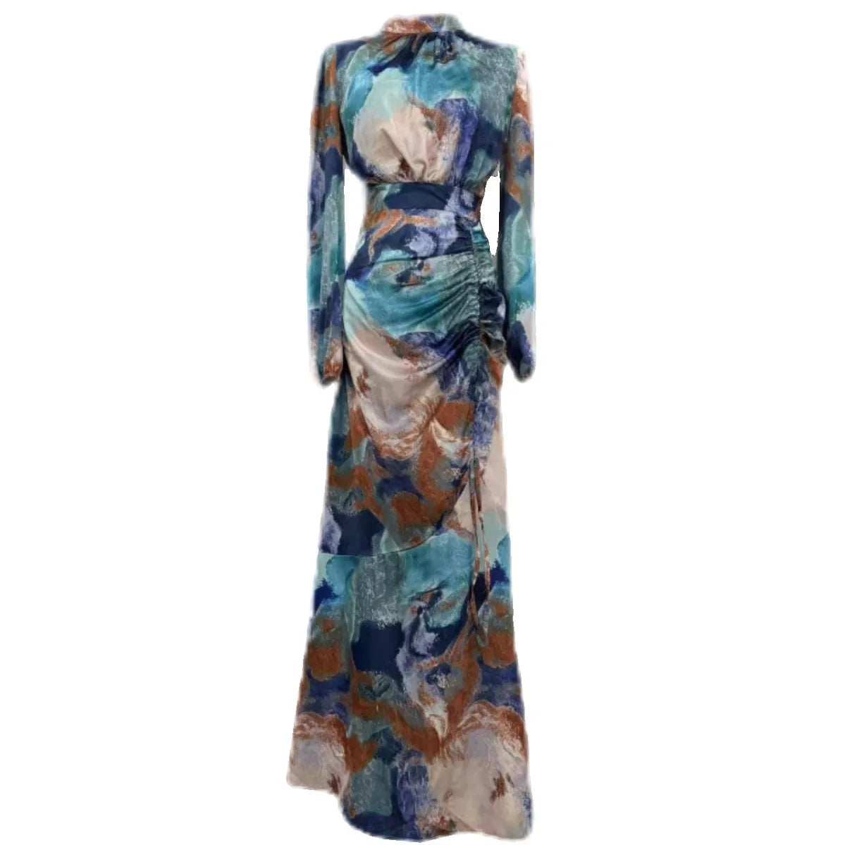 Blooming Elegance Floral Abaya - Abaya Vida