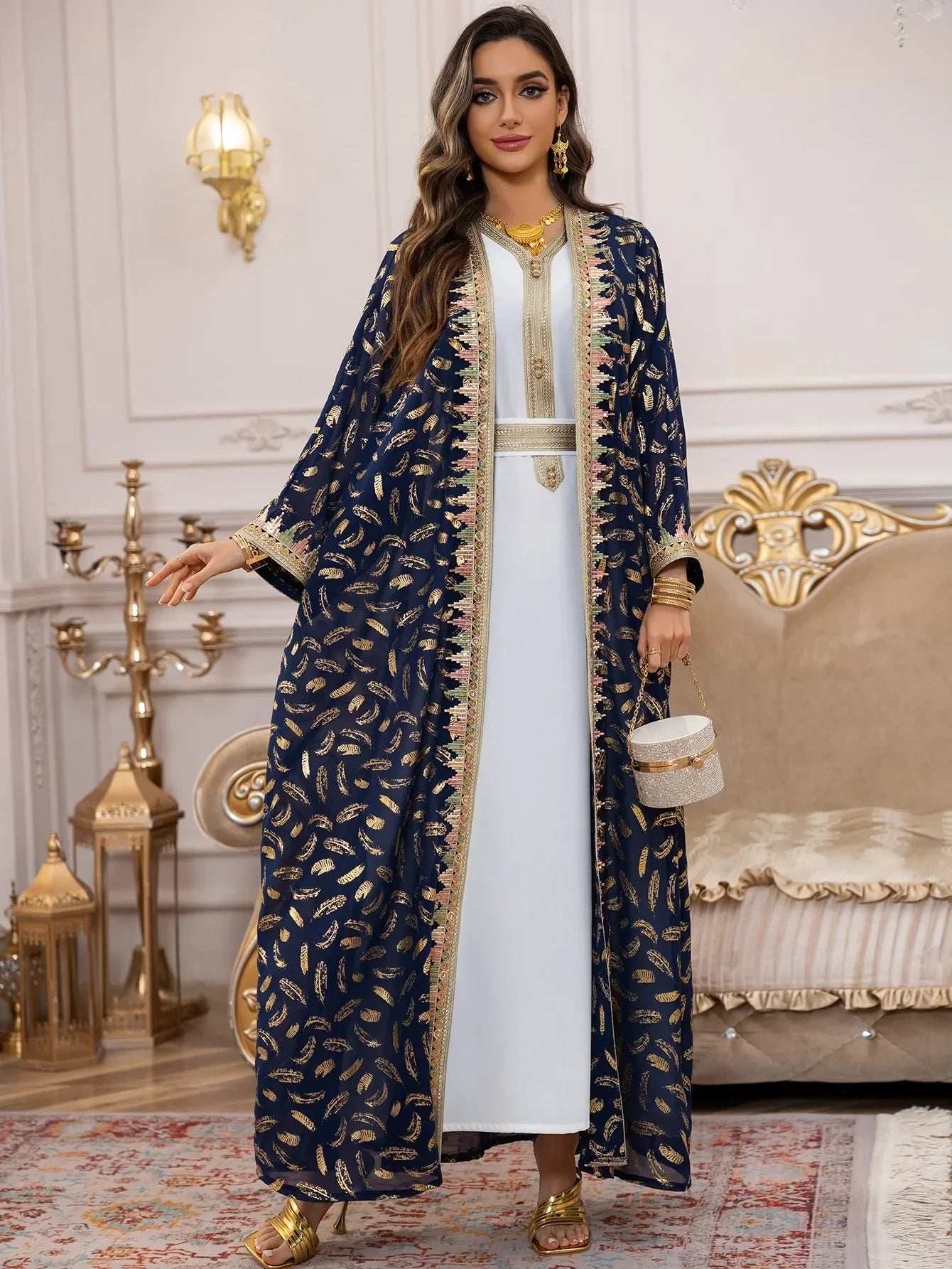 Regal 3-Piece Abaya Set - Abaya Vida