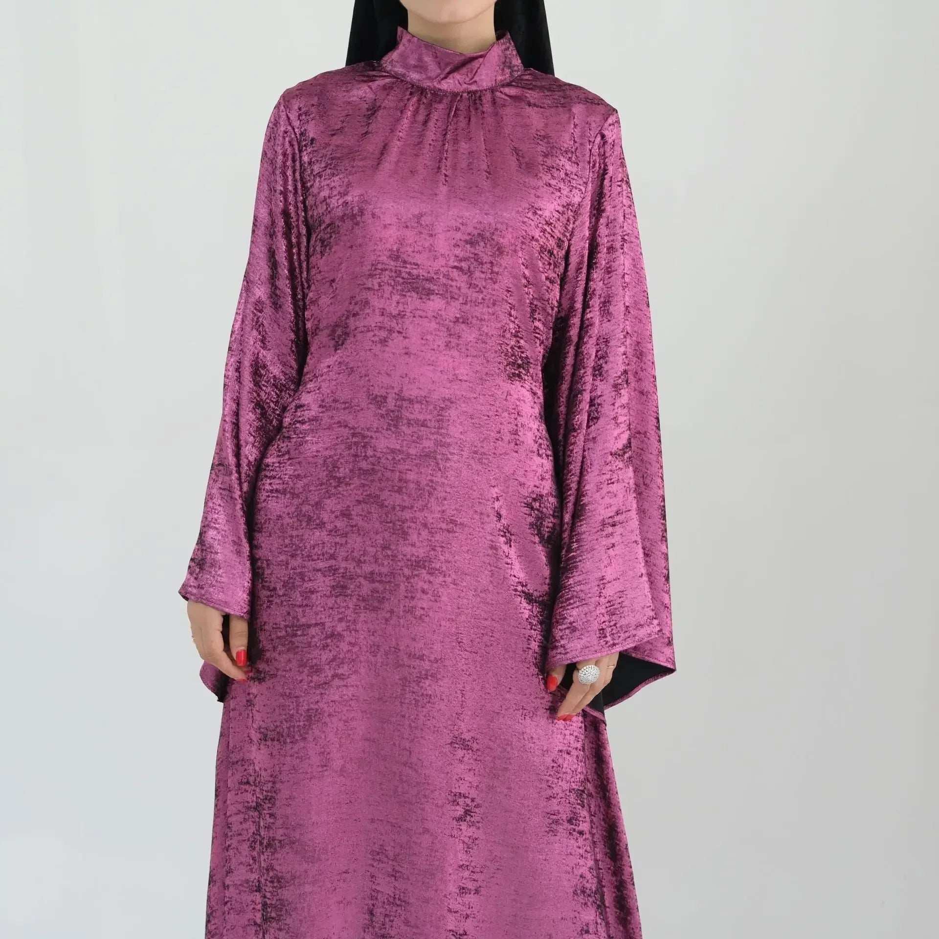 Shimmer Flare Abaya - Abaya Vida