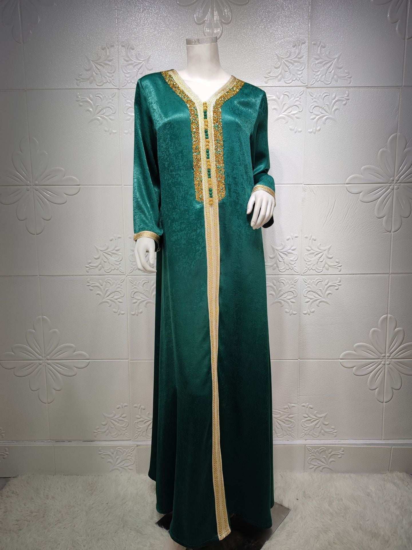 Diamond Splice Abaya - Abaya Vida