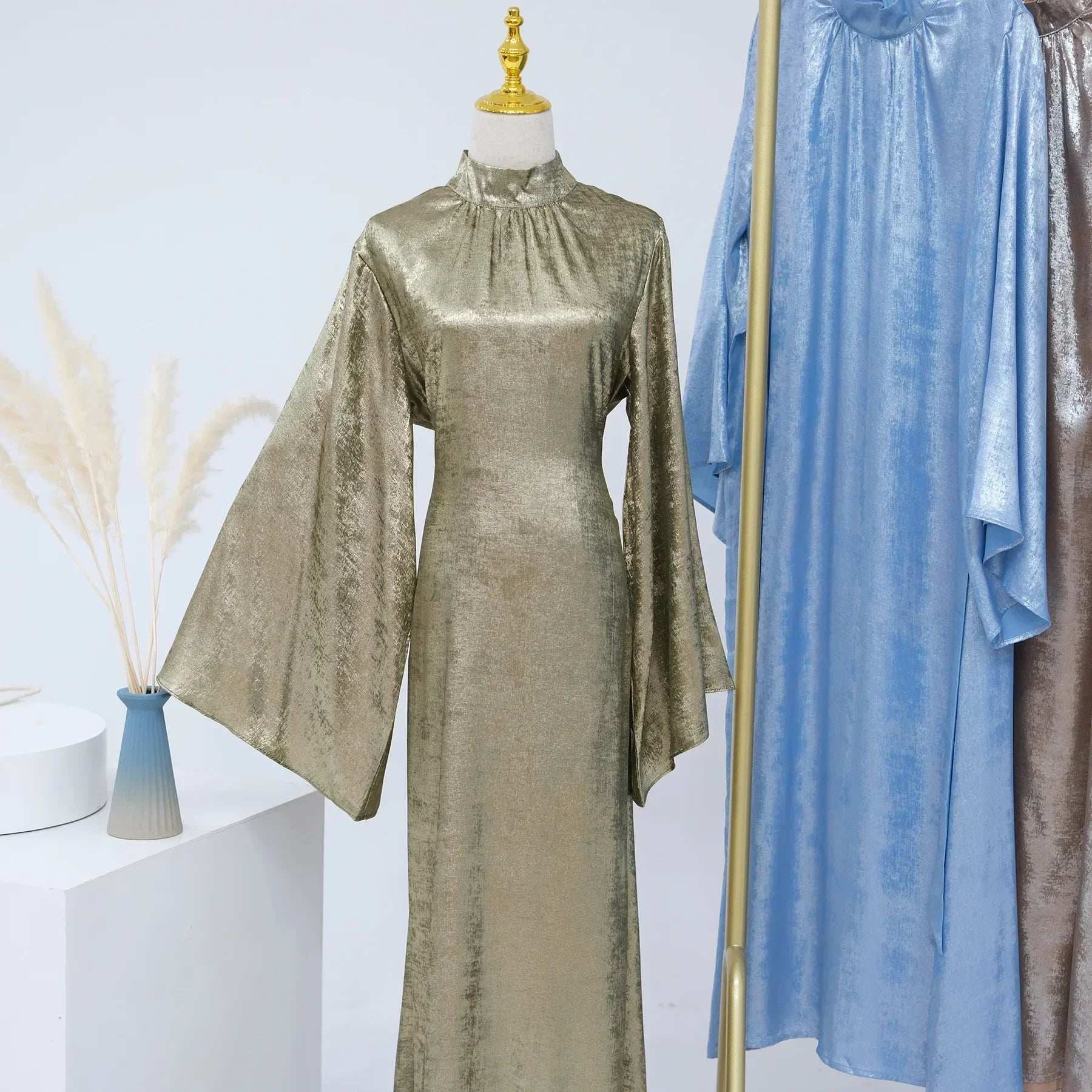 Shimmer Flare Abaya - Abaya Vida