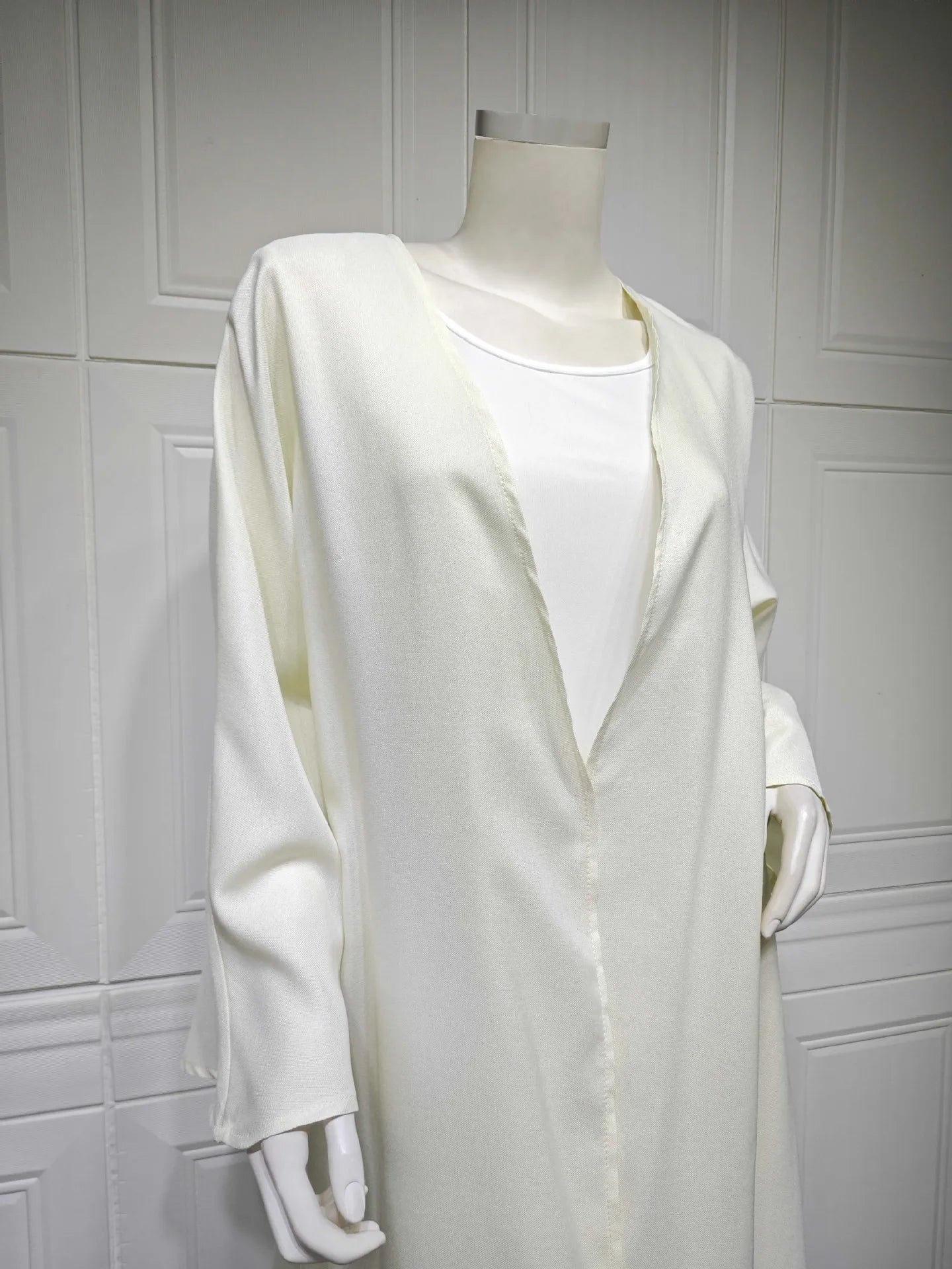 Eid Cardigan Robe – Wide Draped Open Front Abaya | AbayaVida