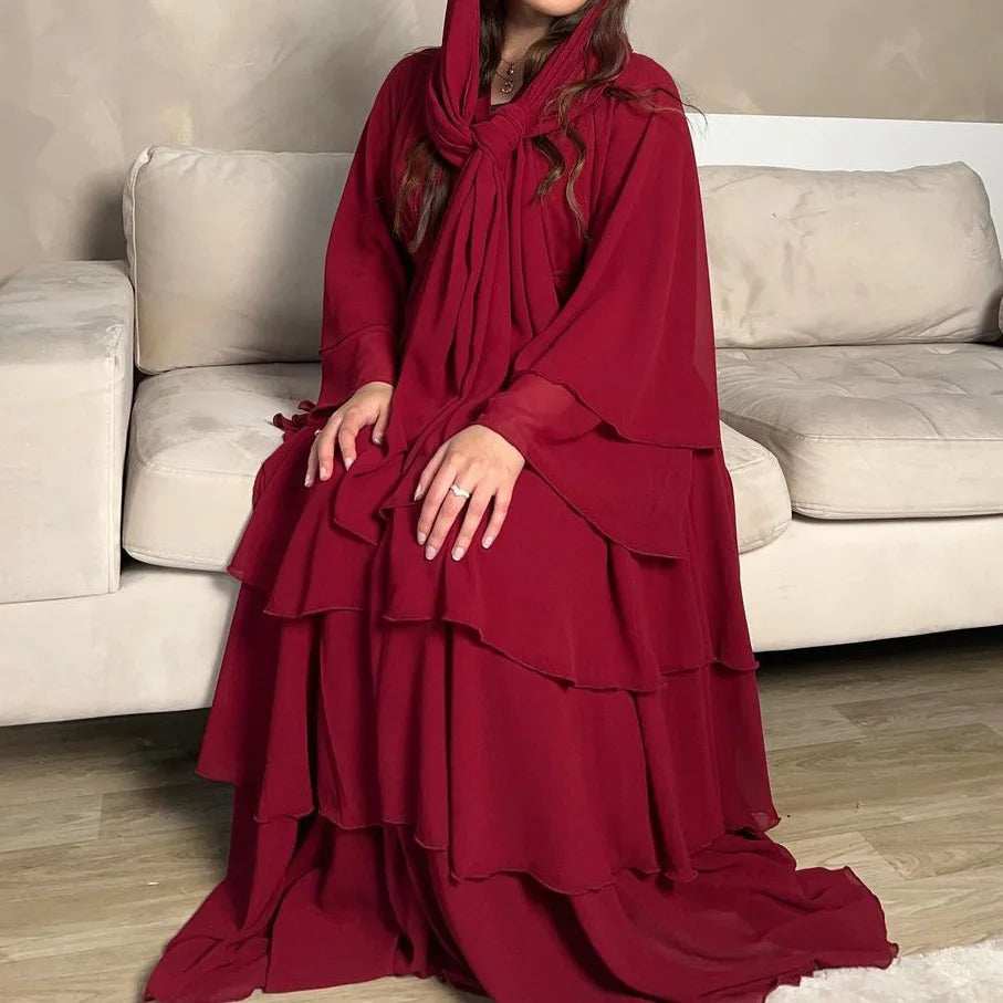 Lightweight Chiffon Abaya - Abaya Vida