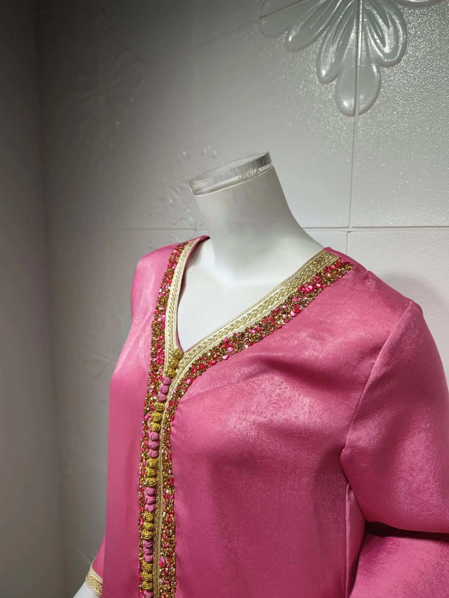 Diamond Splice Abaya - Abaya Vida