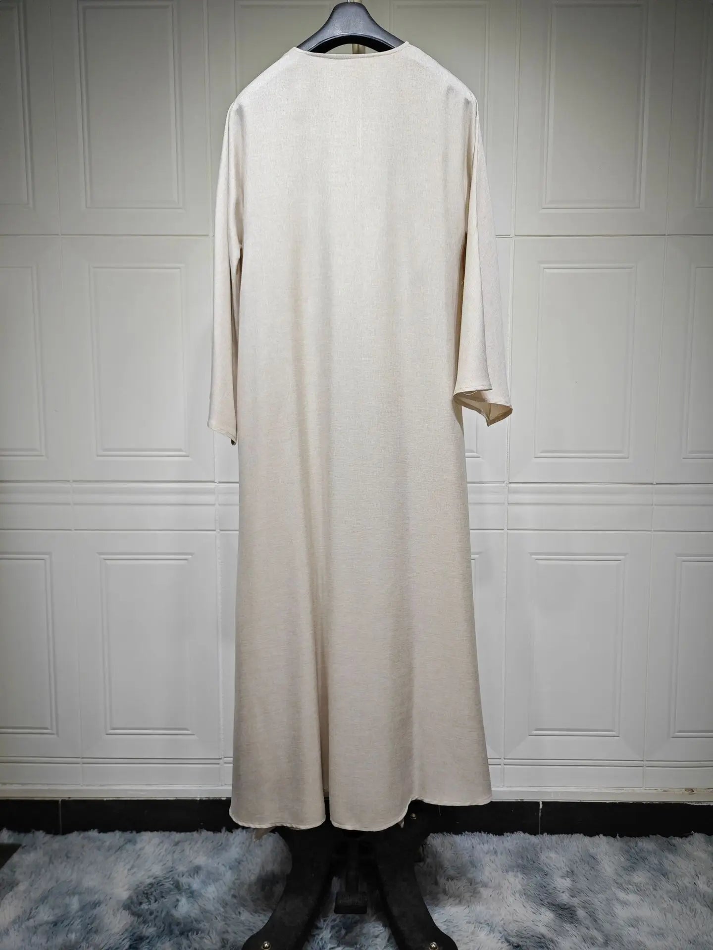 Eid Cardigan Robe – Wide Draped Open Front Abaya | AbayaVida