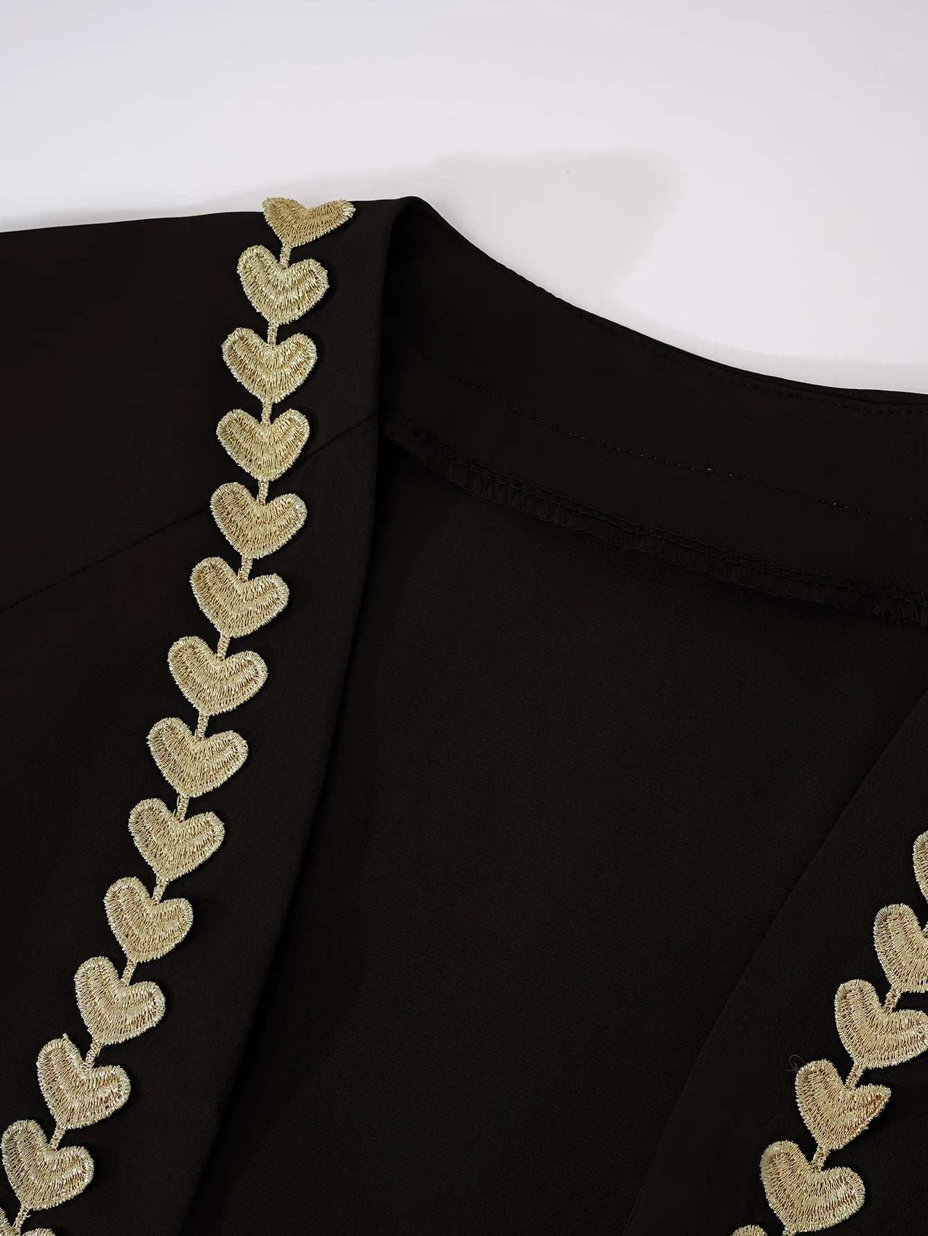 Emerald Gold Edge Abaya - Abaya Vida