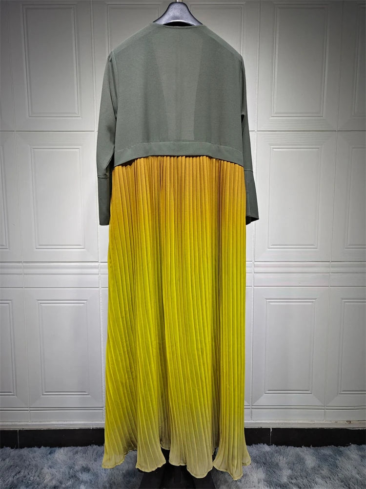 Open Chiffon Kimono Abaya – Flowing Layering Robe