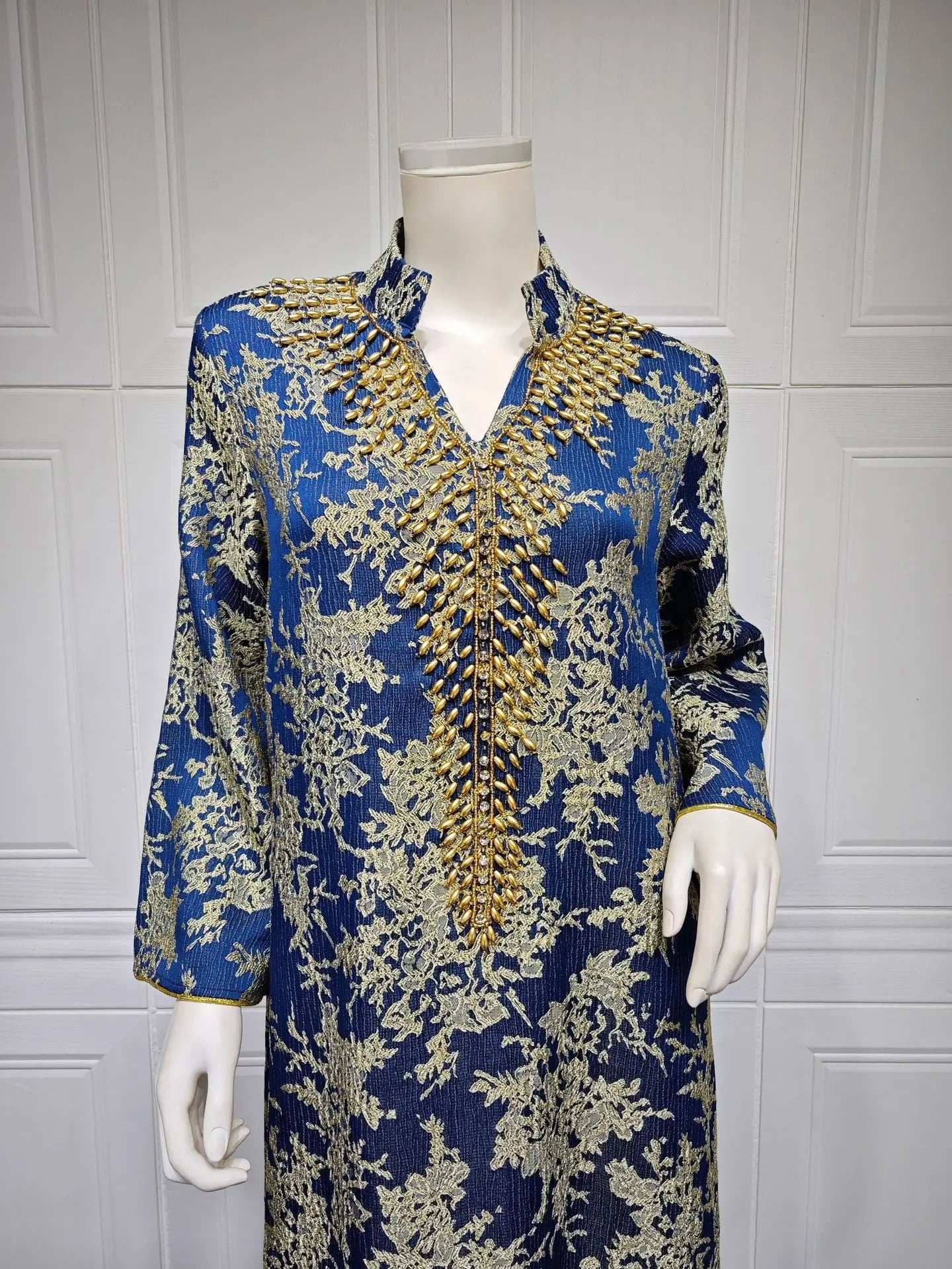 Majestic Embroidered Evening Abaya - Abaya Vida