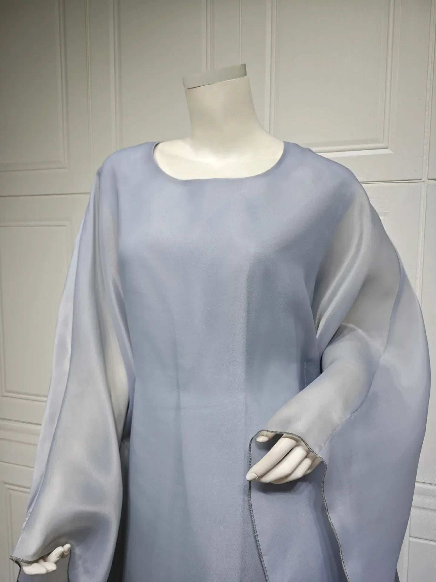 Gradient Satin Abaya - Abaya Vida