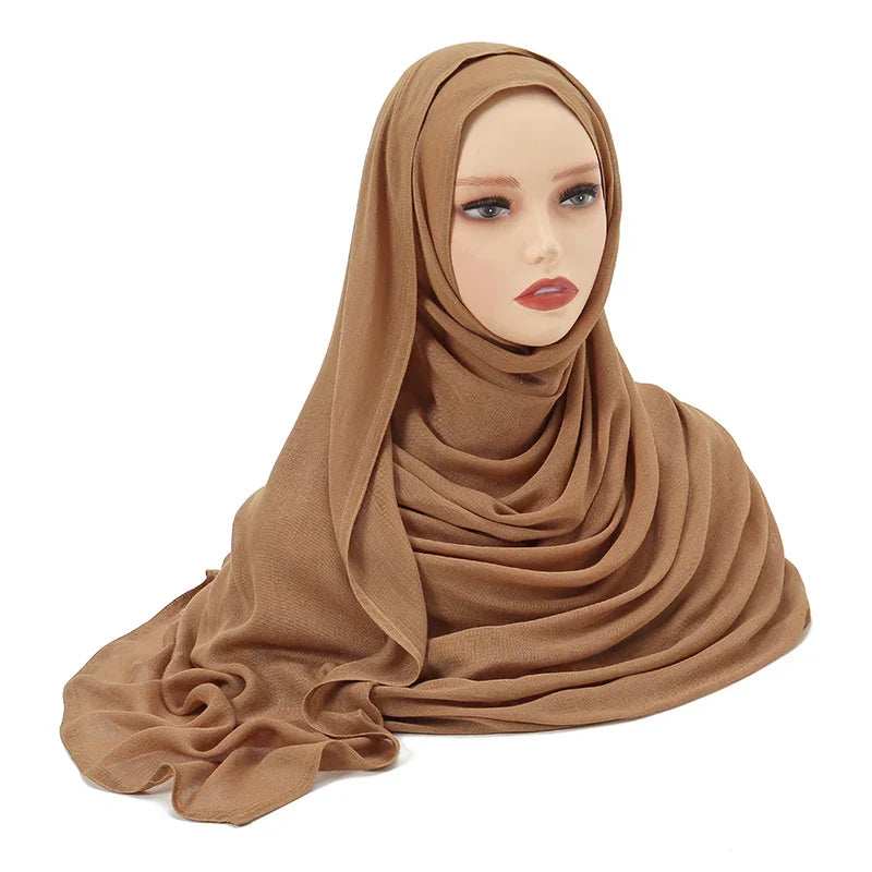 Breathable Modal Hijab – Lightweight & Oversized - Abaya Vida